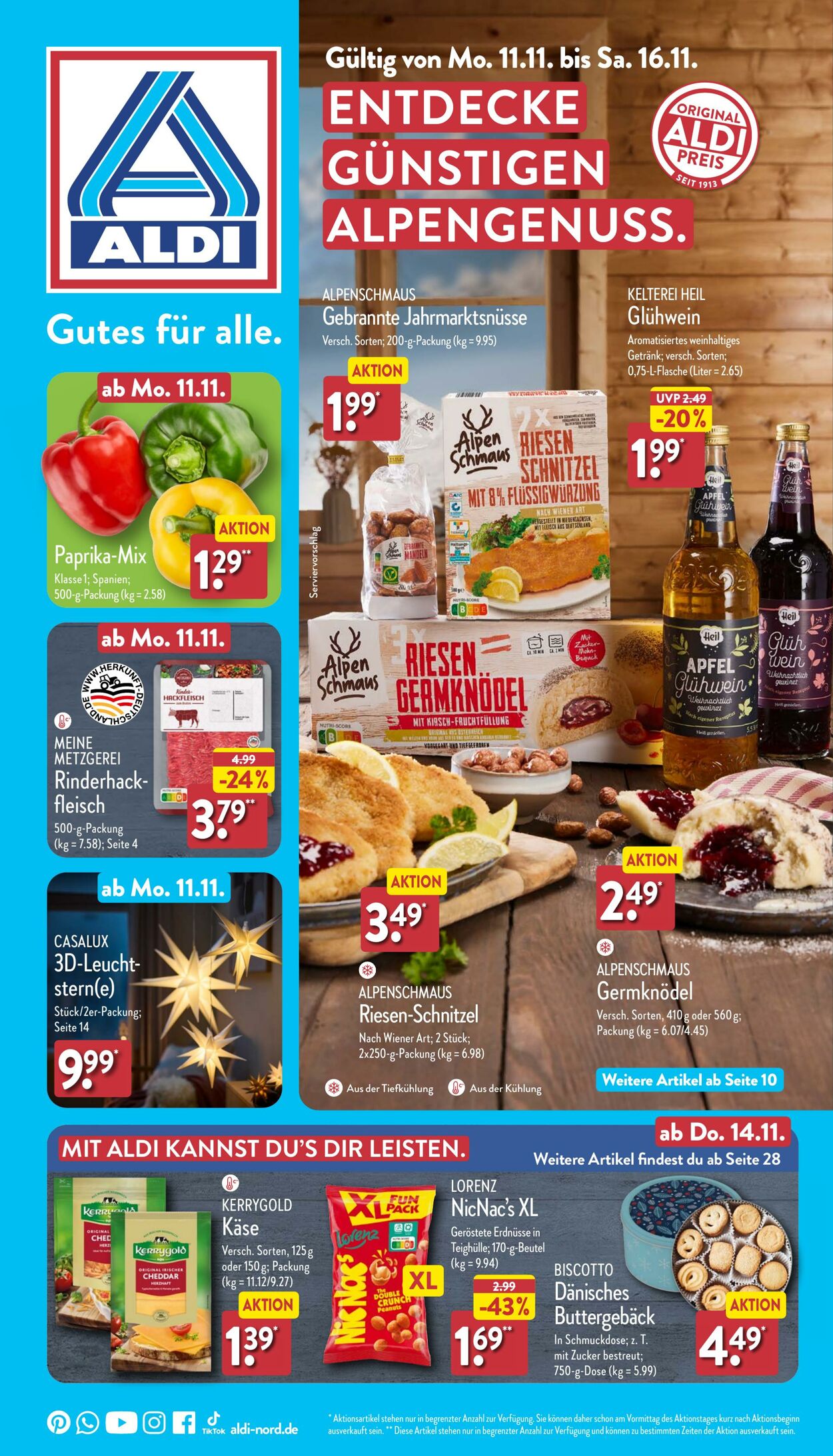 Prospekt Aldi-Nord 04.11.2024 - 09.11.2024