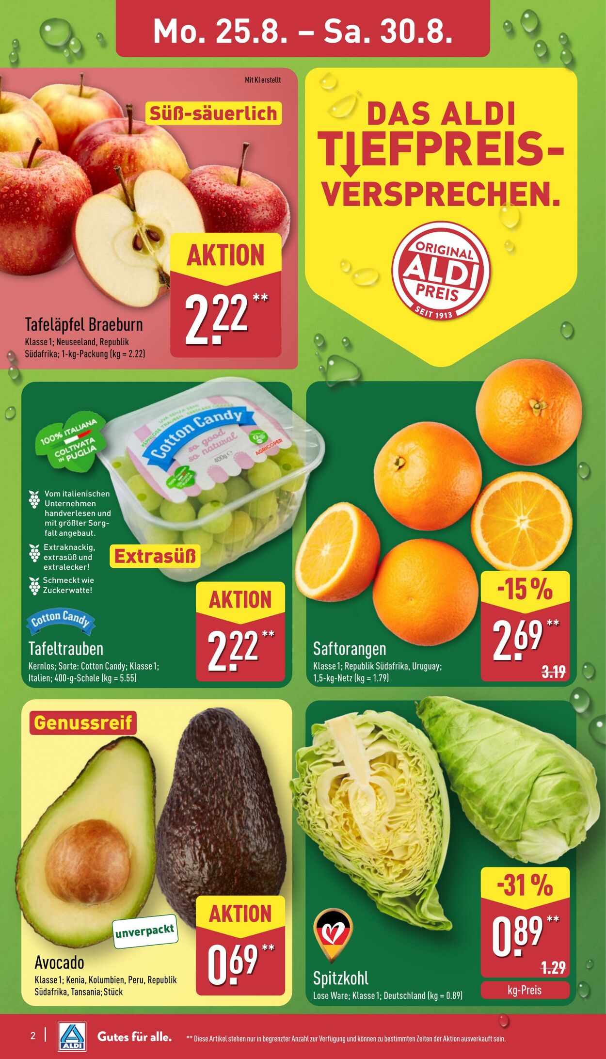 Prospekt Aldi-Nord 25.08.2025 - 30.08.2025