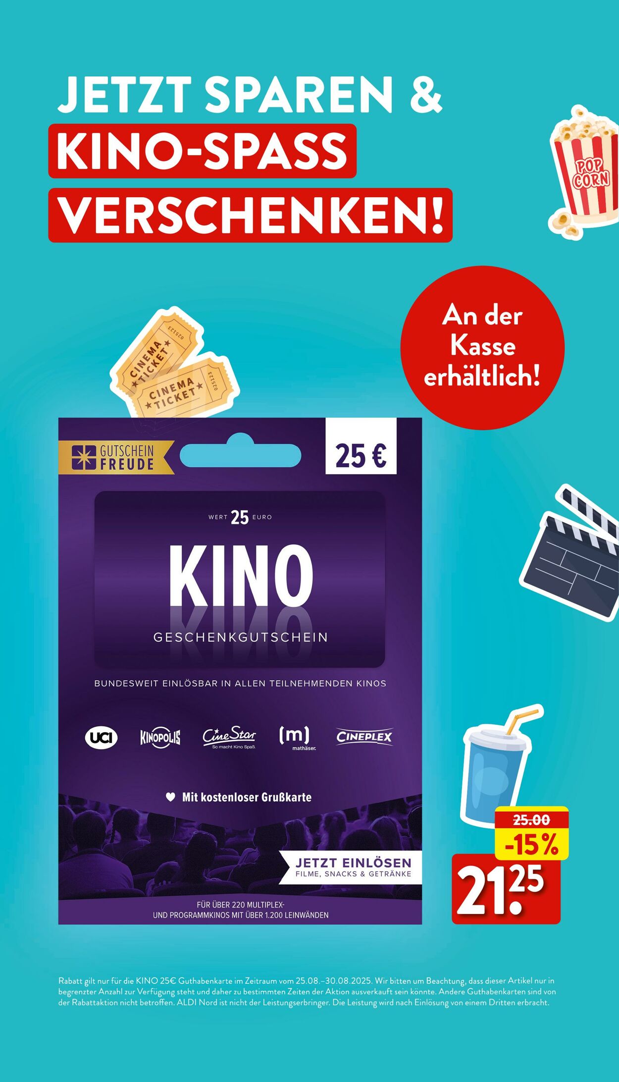 Prospekt Aldi-Nord 25.08.2025 - 30.08.2025