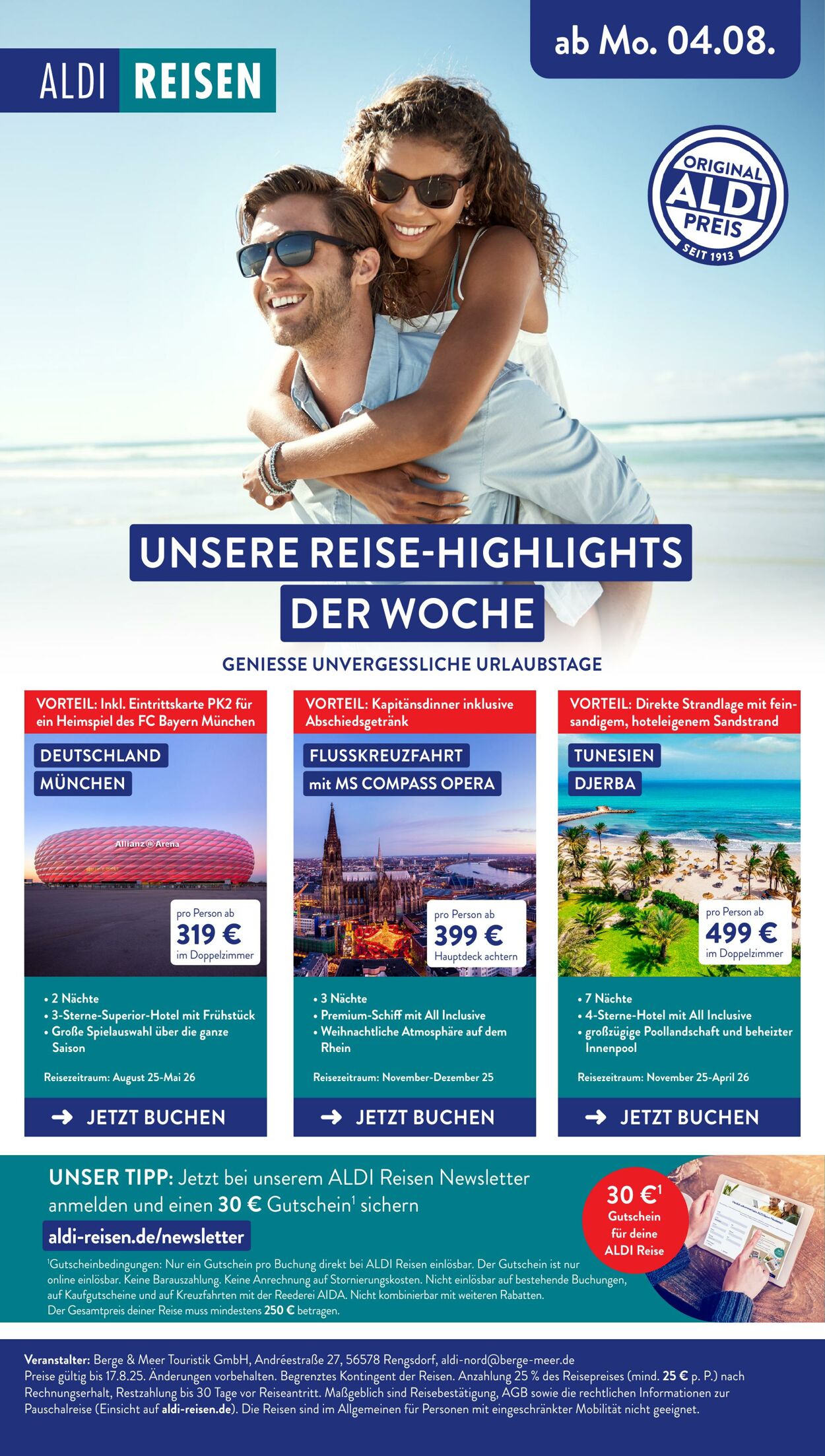 Prospekt Aldi-Nord 25.08.2025 - 30.08.2025