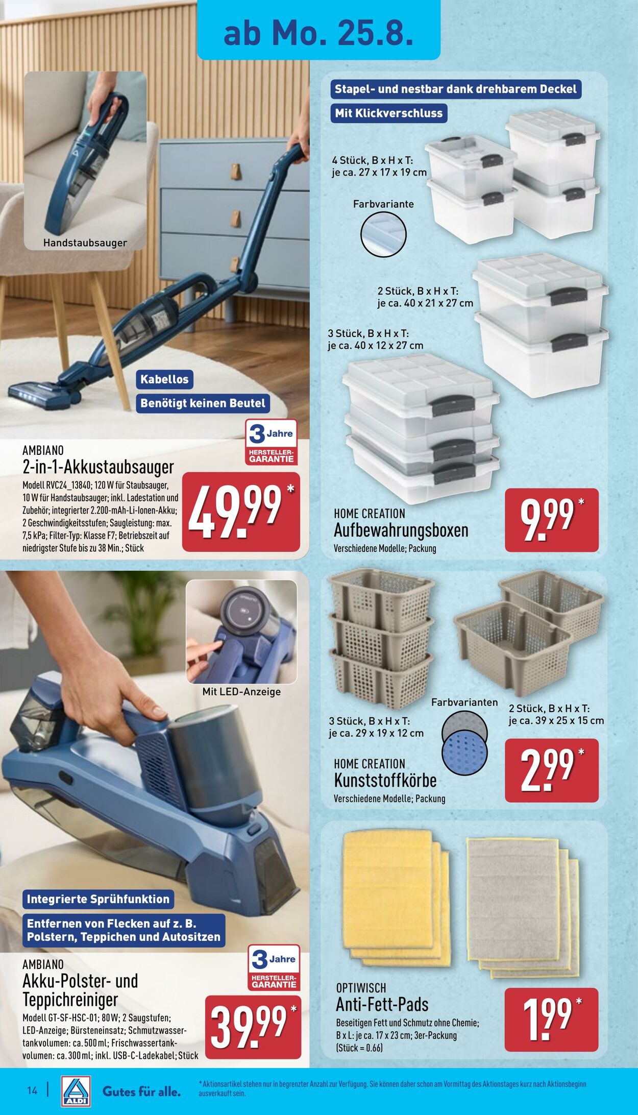 Prospekt Aldi-Nord 25.08.2025 - 30.08.2025