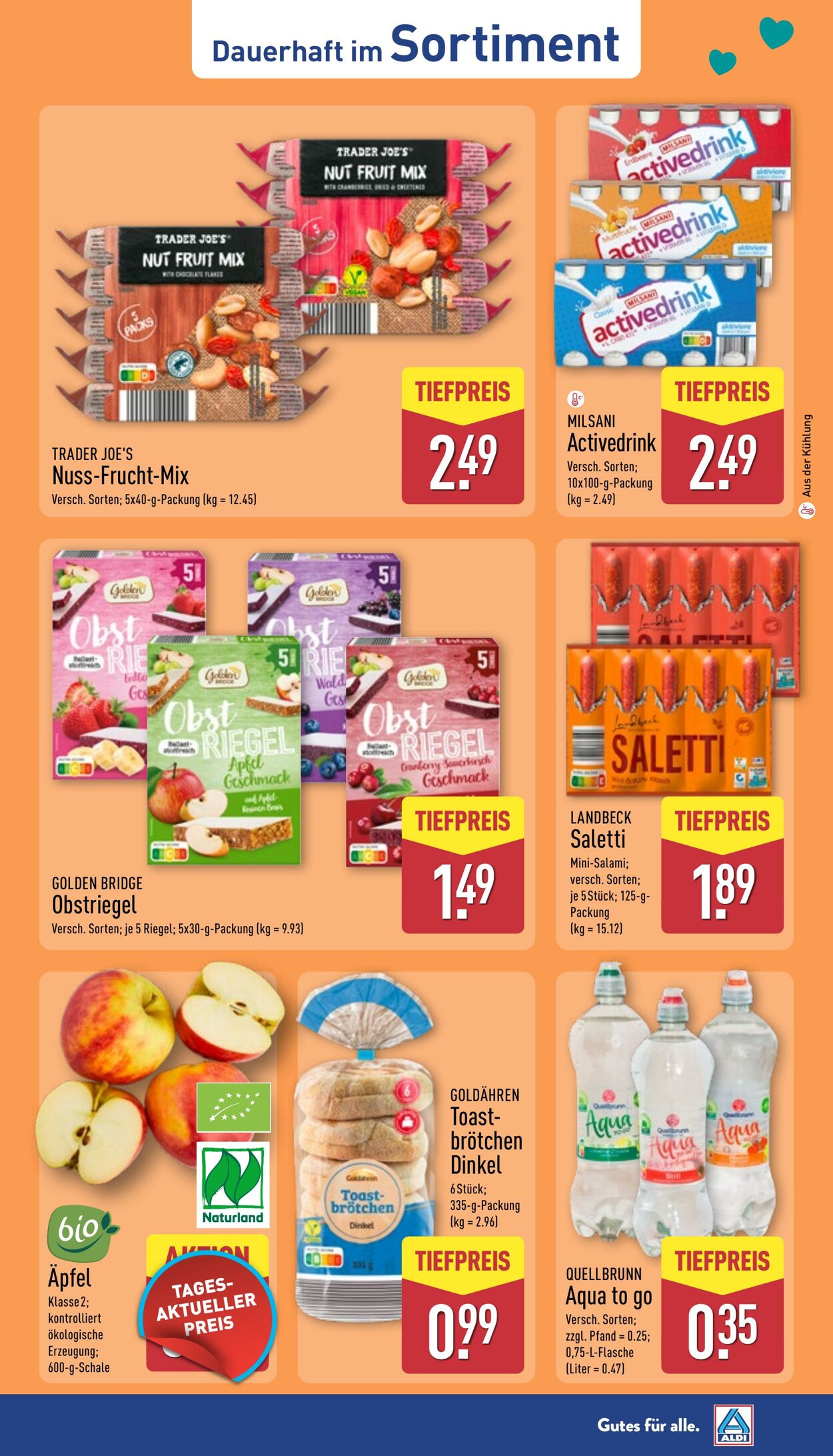 Prospekt Aldi-Nord 25.08.2025 - 30.08.2025