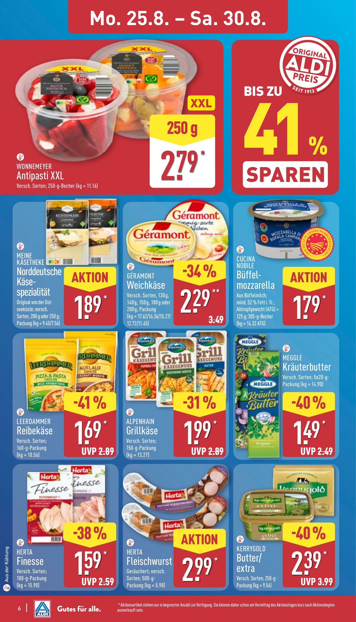 Prospekt Aldi-Nord 25.08.2025 - 30.08.2025