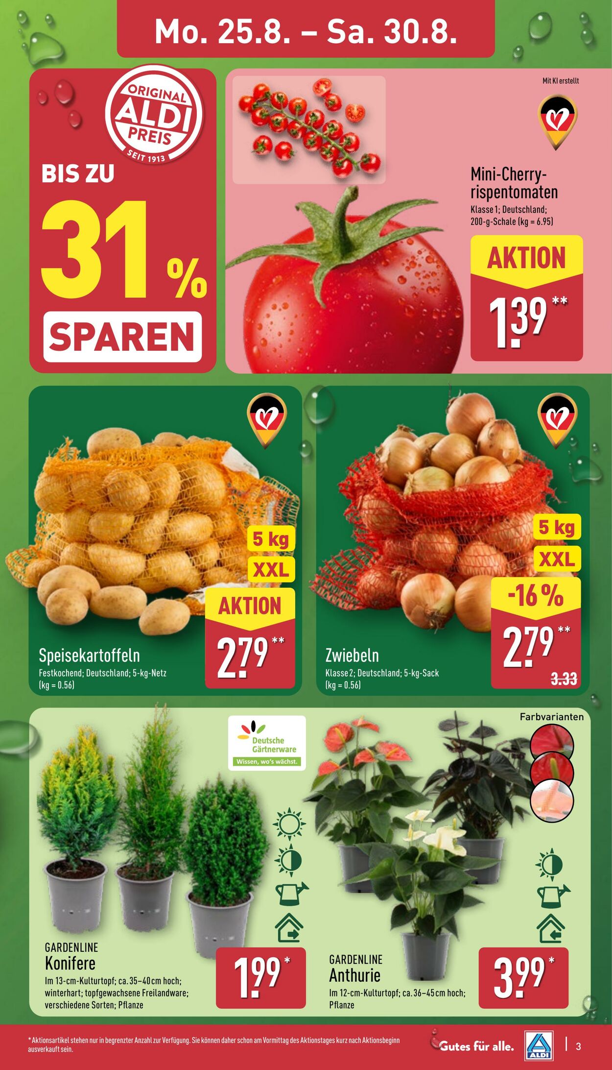 Prospekt Aldi-Nord 25.08.2025 - 30.08.2025
