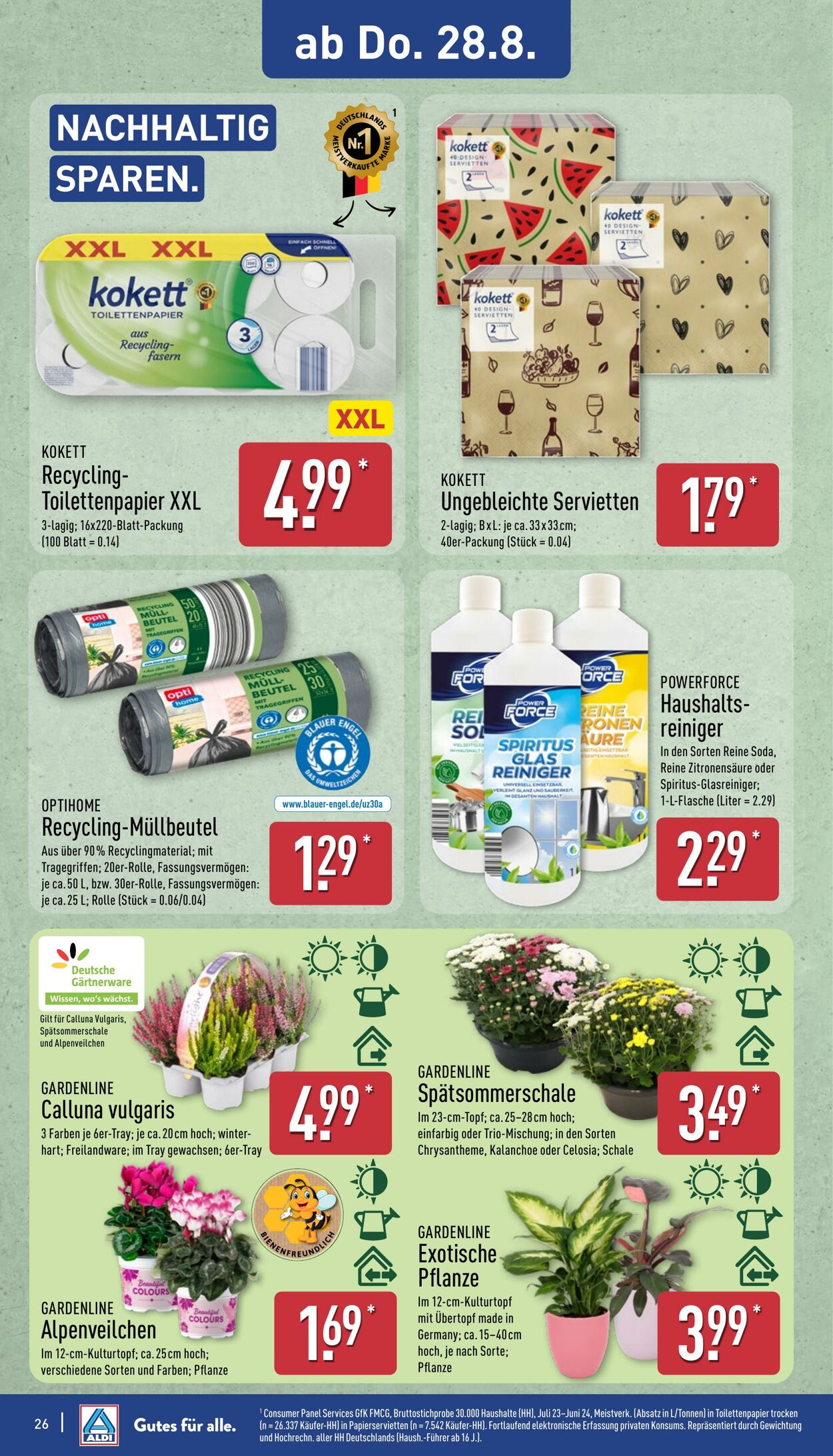 Prospekt Aldi-Nord 25.08.2025 - 30.08.2025