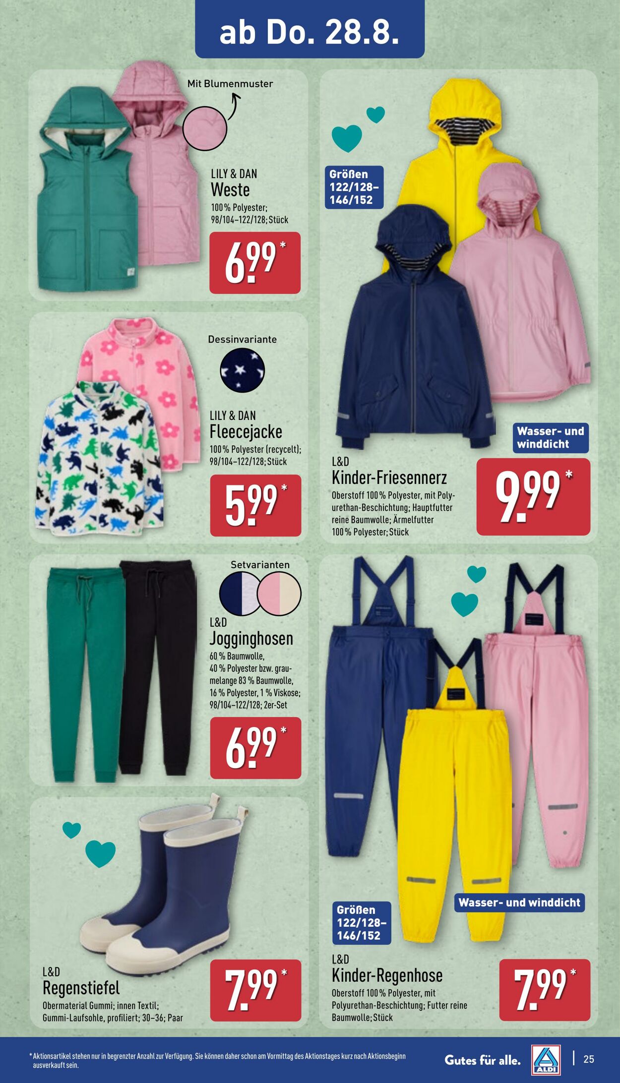 Prospekt Aldi-Nord 25.08.2025 - 30.08.2025