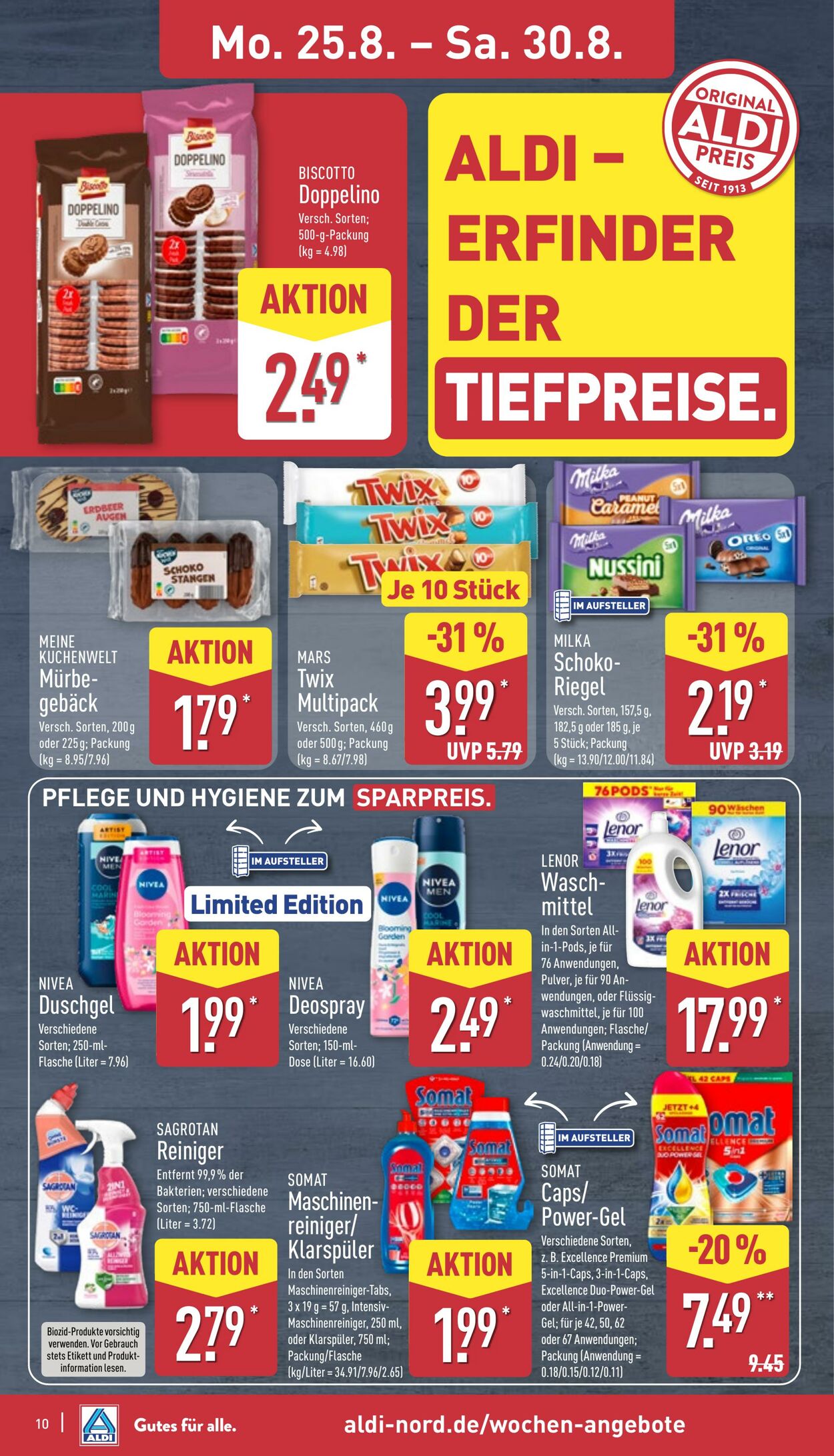 Prospekt Aldi-Nord 25.08.2025 - 30.08.2025