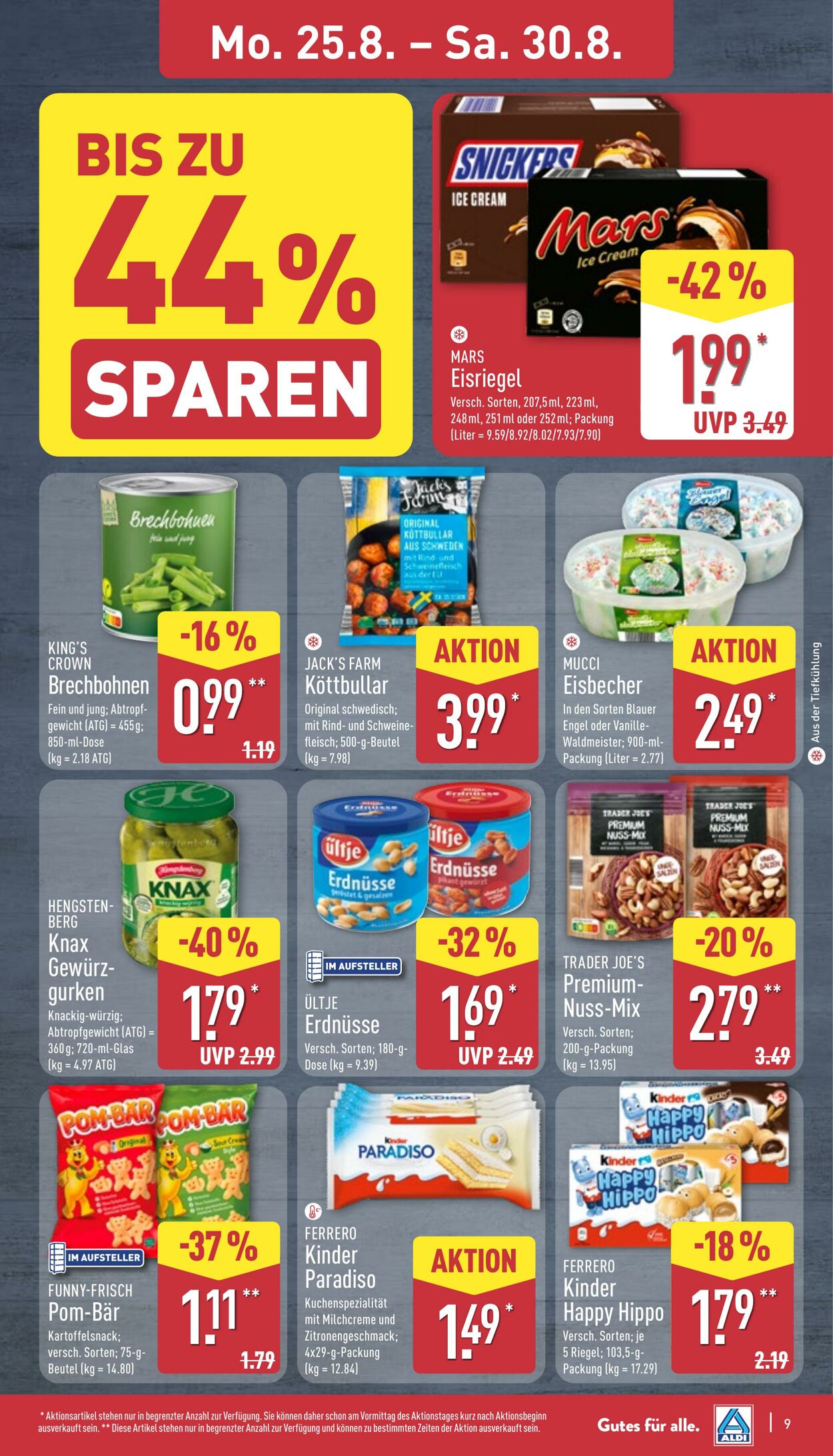 Prospekt Aldi-Nord 25.08.2025 - 30.08.2025