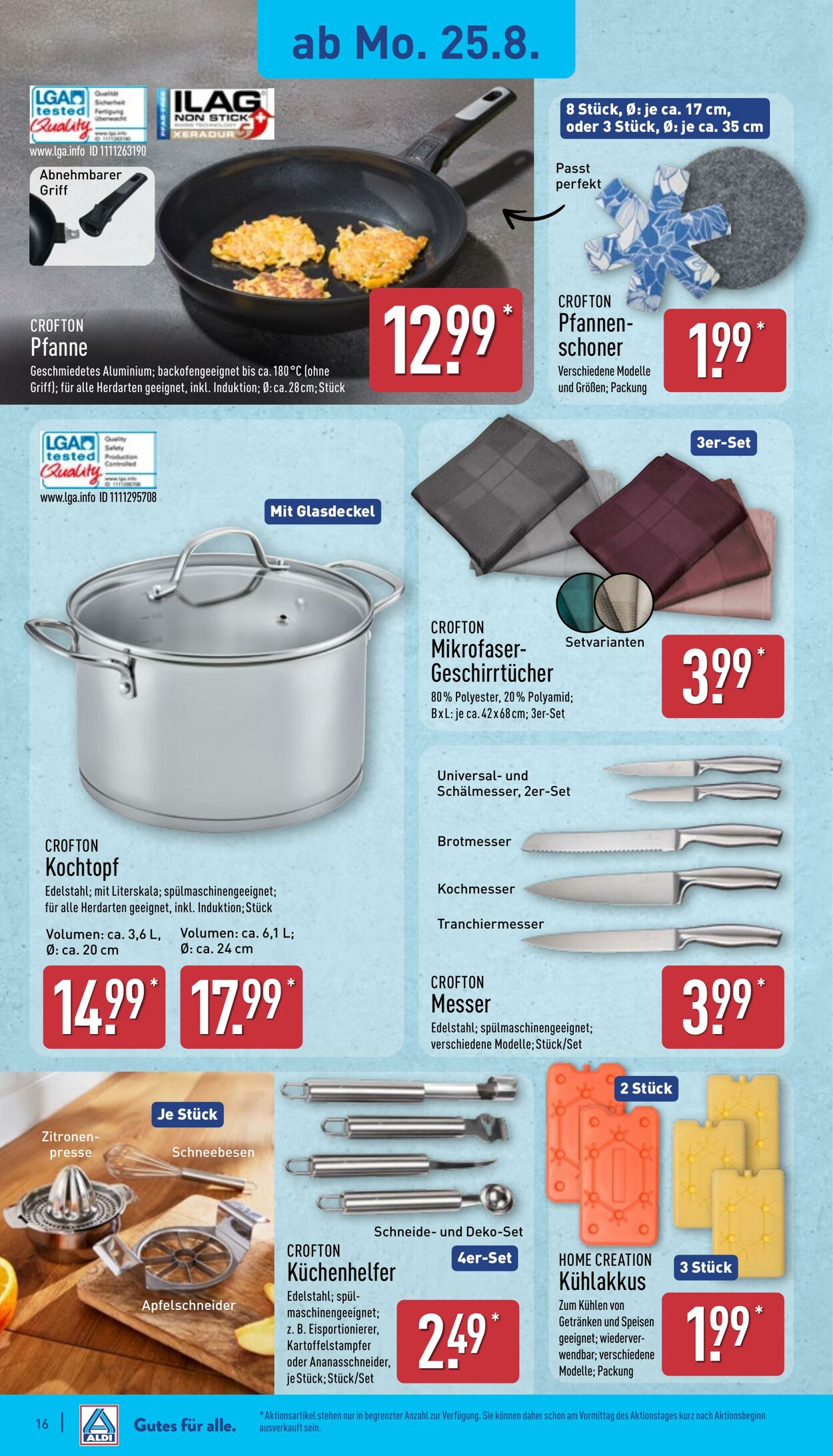 Prospekt Aldi-Nord 25.08.2025 - 30.08.2025