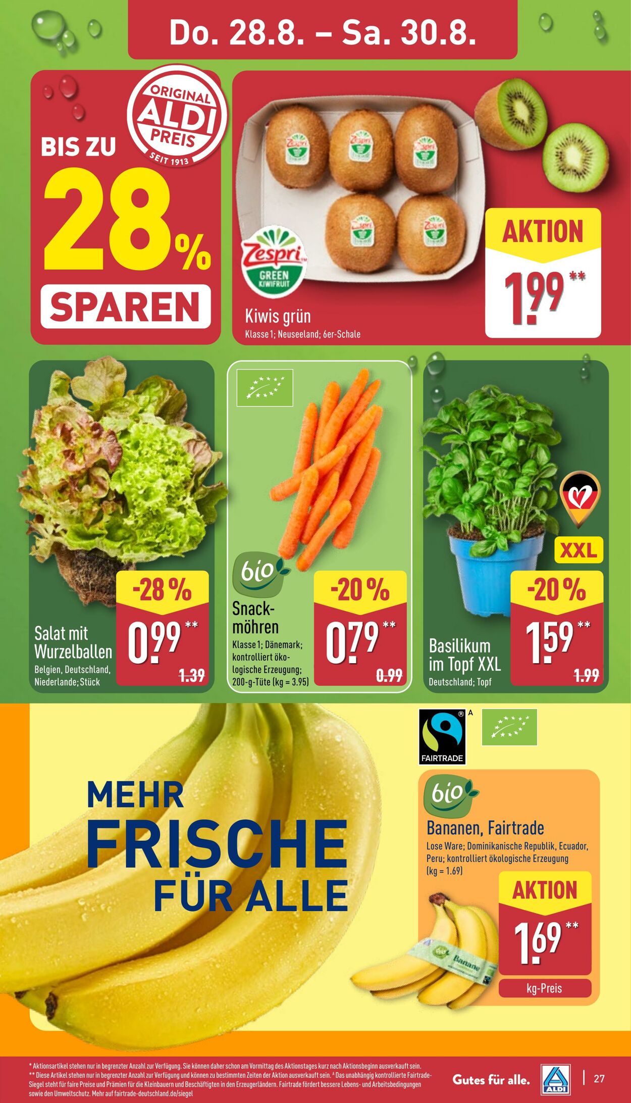 Prospekt Aldi-Nord 25.08.2025 - 30.08.2025