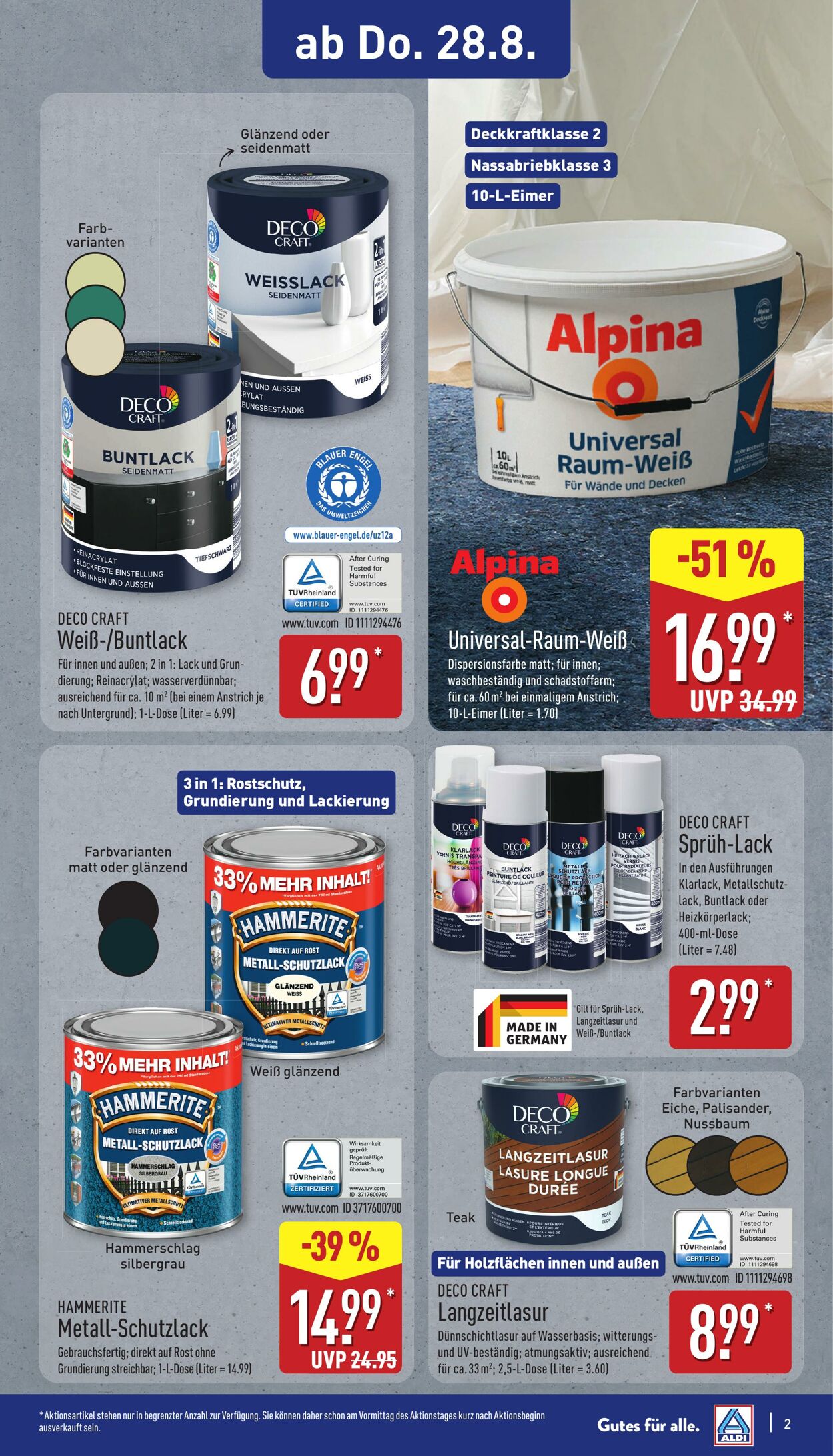 Prospekt Aldi-Nord 25.08.2025 - 30.08.2025