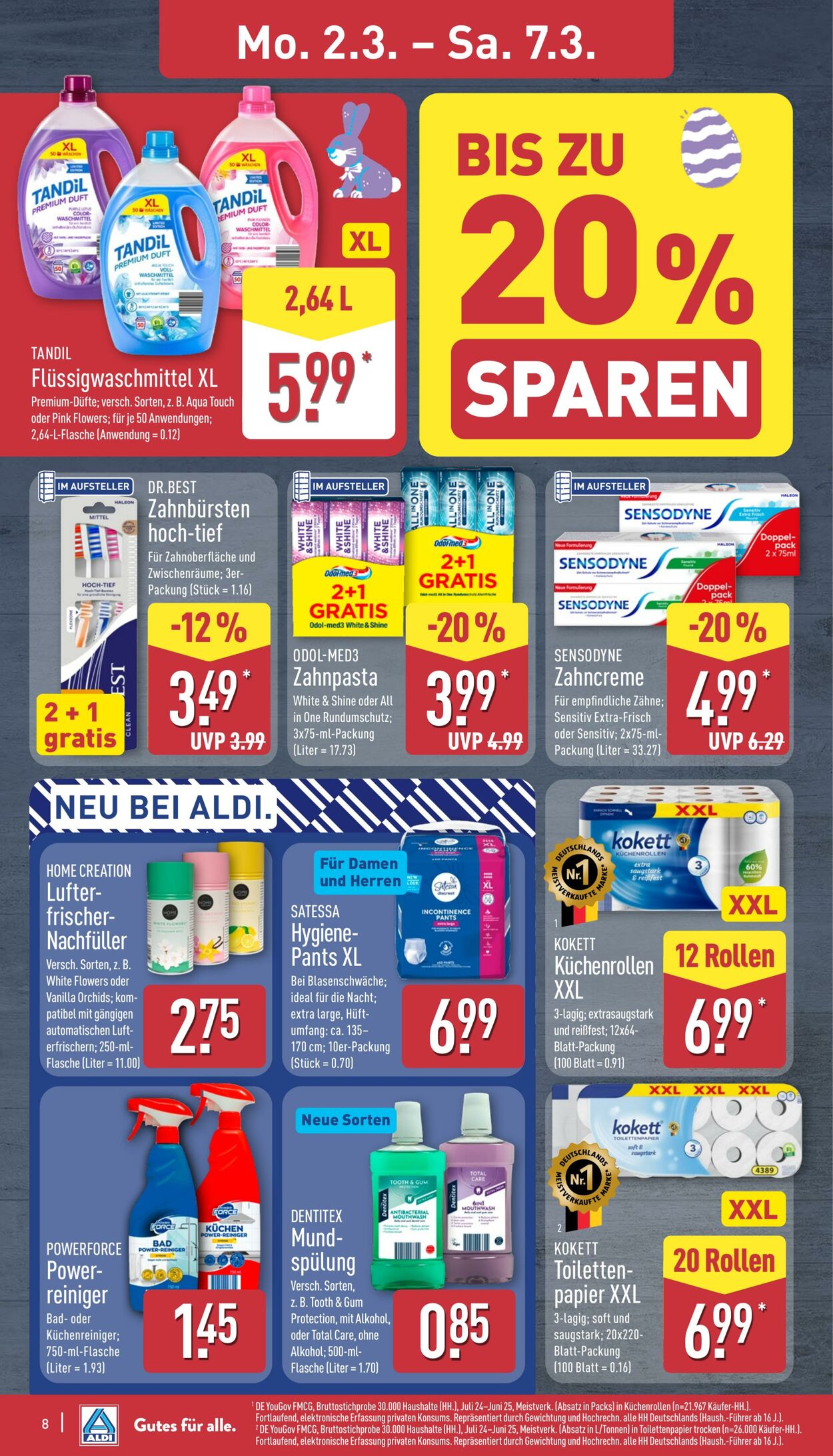 Prospekt Aldi-Nord 02.03.2026 - 07.03.2026