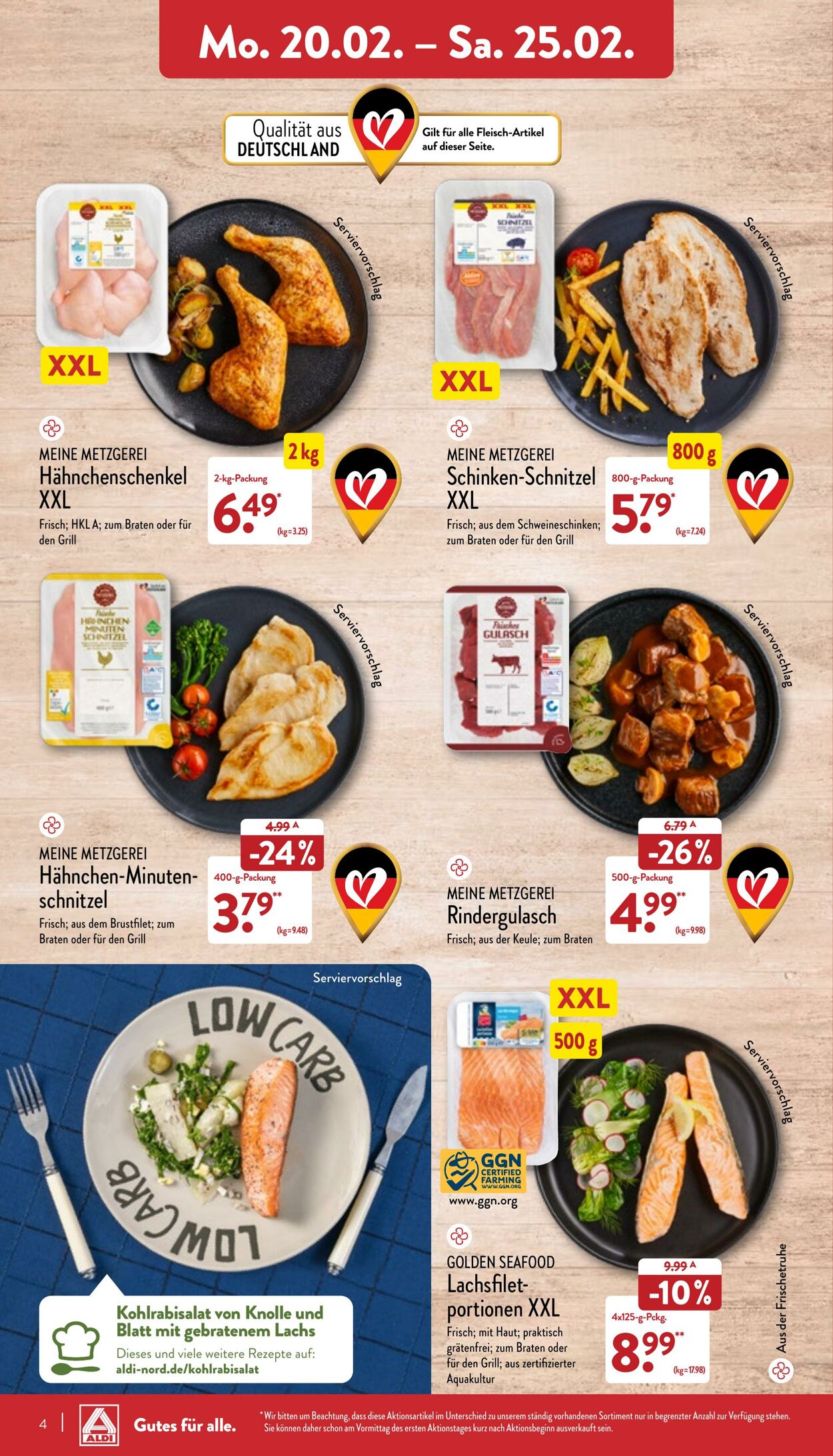 Prospekt Aldi-Nord 20.02.2023 - 25.02.2023