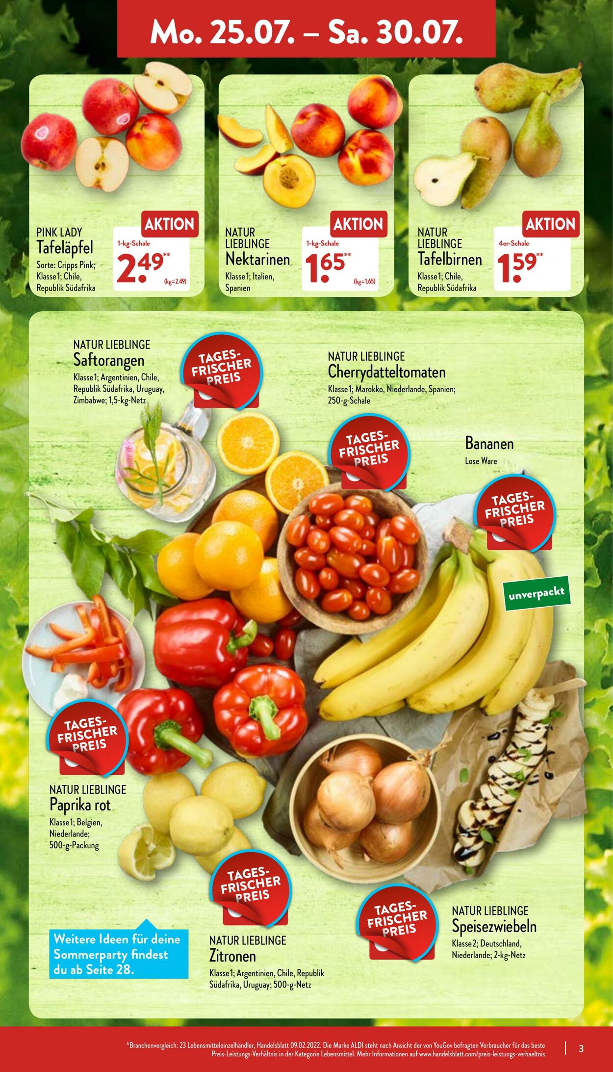 Prospekt Aldi-Nord 25.07.2022 - 30.07.2022