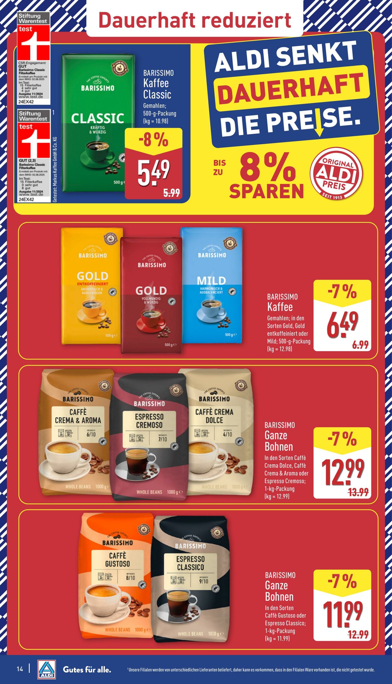 Prospekt Aldi-Nord 17.11.2025 - 22.11.2025