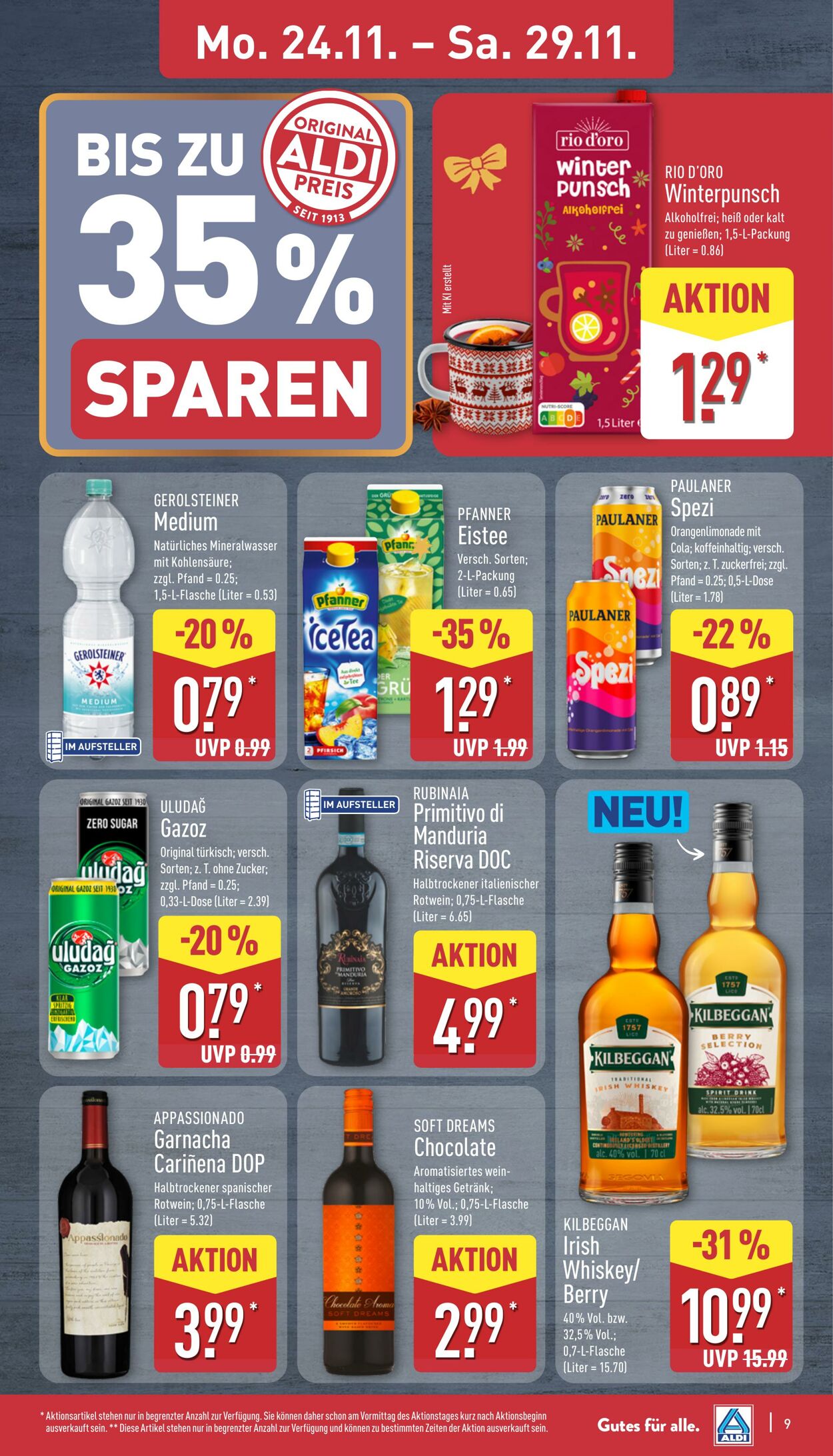 Prospekt Aldi-Nord 17.11.2025 - 22.11.2025