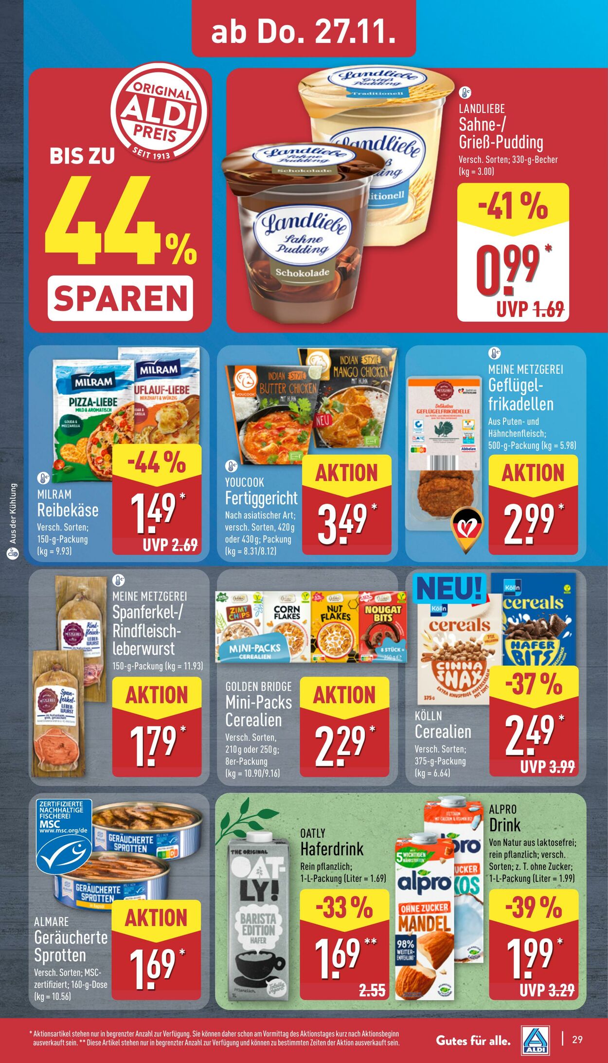 Prospekt Aldi-Nord 17.11.2025 - 22.11.2025