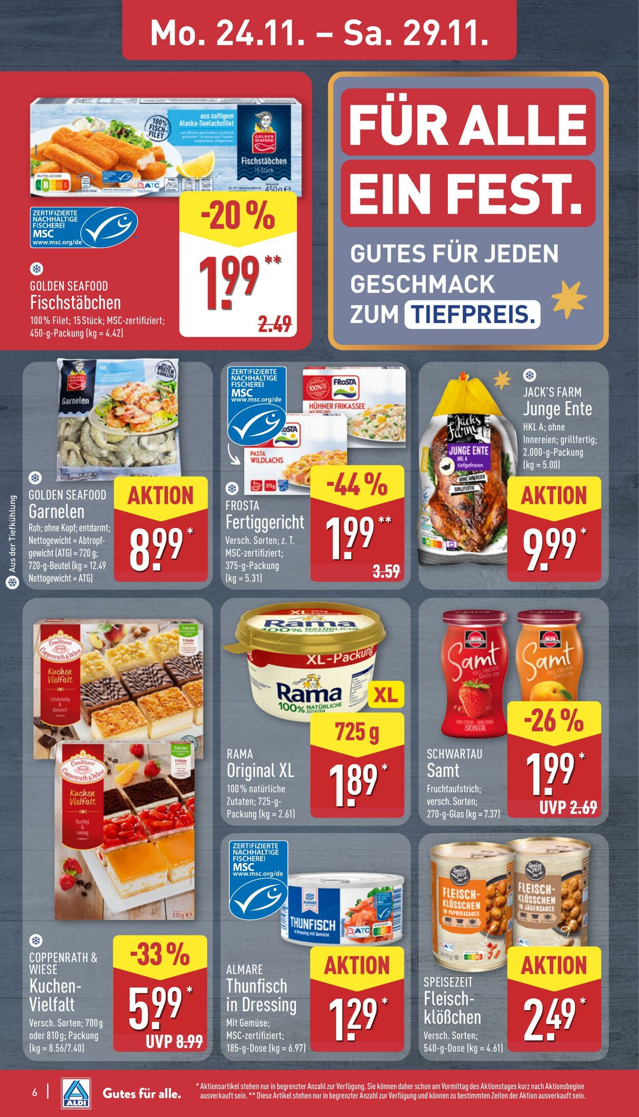 Prospekt Aldi-Nord 17.11.2025 - 22.11.2025