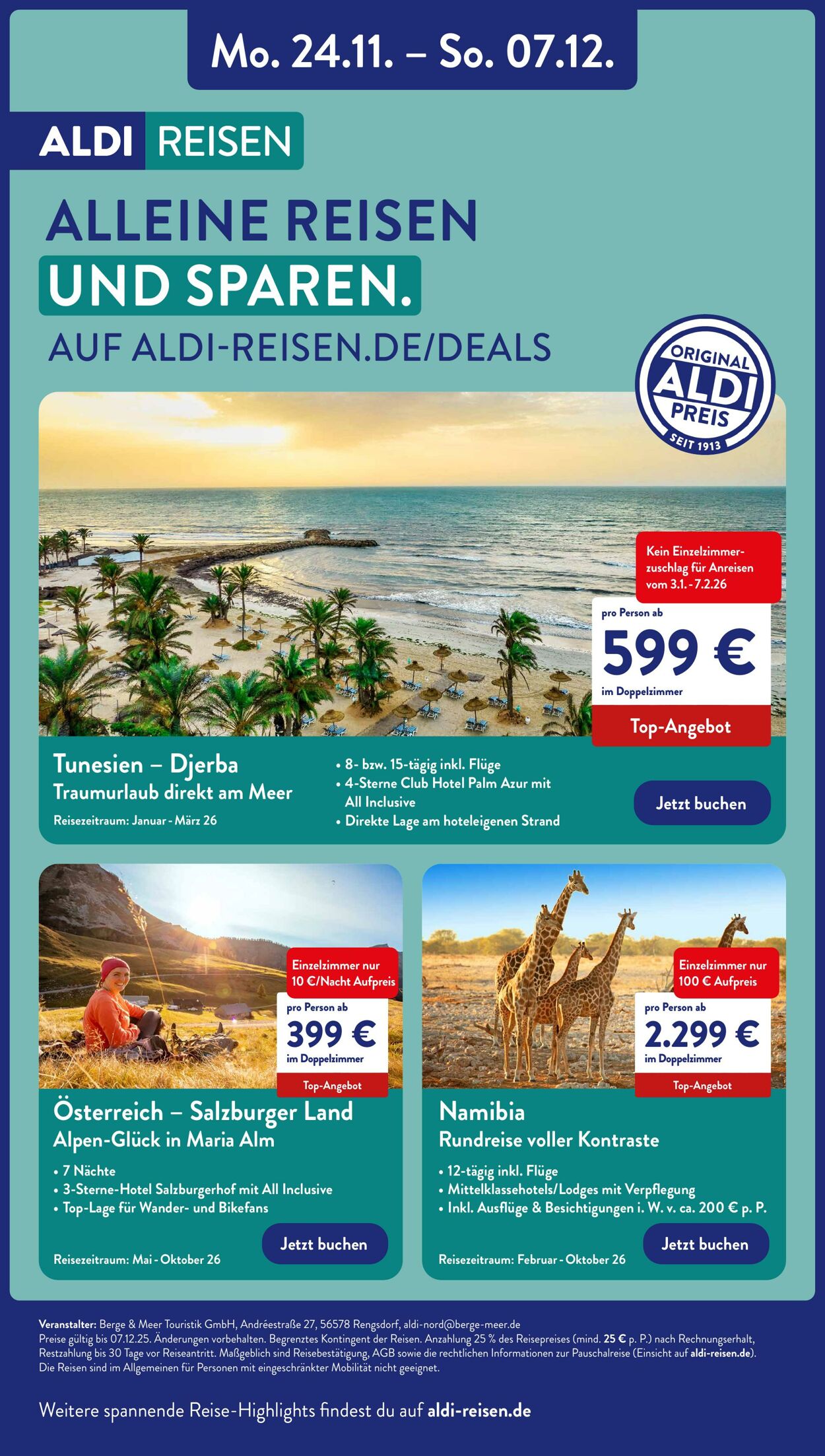 Prospekt Aldi-Nord 17.11.2025 - 22.11.2025