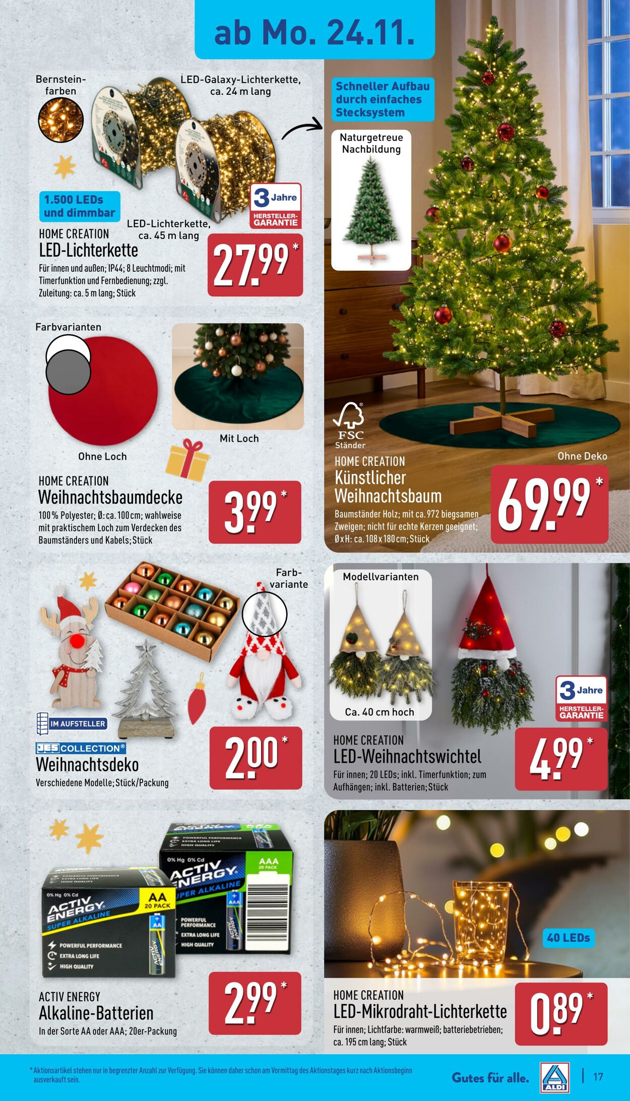 Prospekt Aldi-Nord 17.11.2025 - 22.11.2025