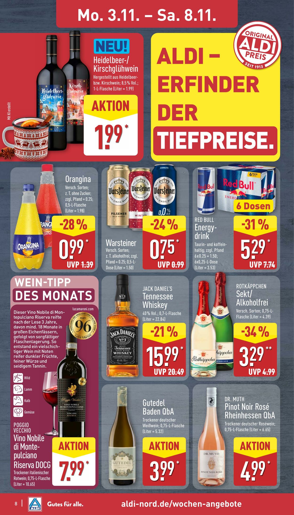 Prospekt Aldi-Nord 27.10.2025 - 01.11.2025