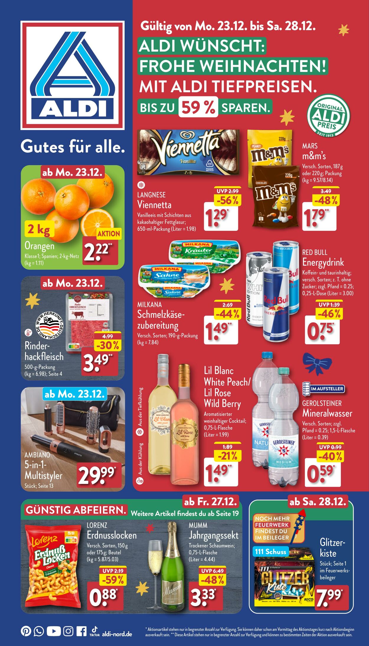 Prospekt Aldi-Nord 16.12.2024 - 21.12.2024