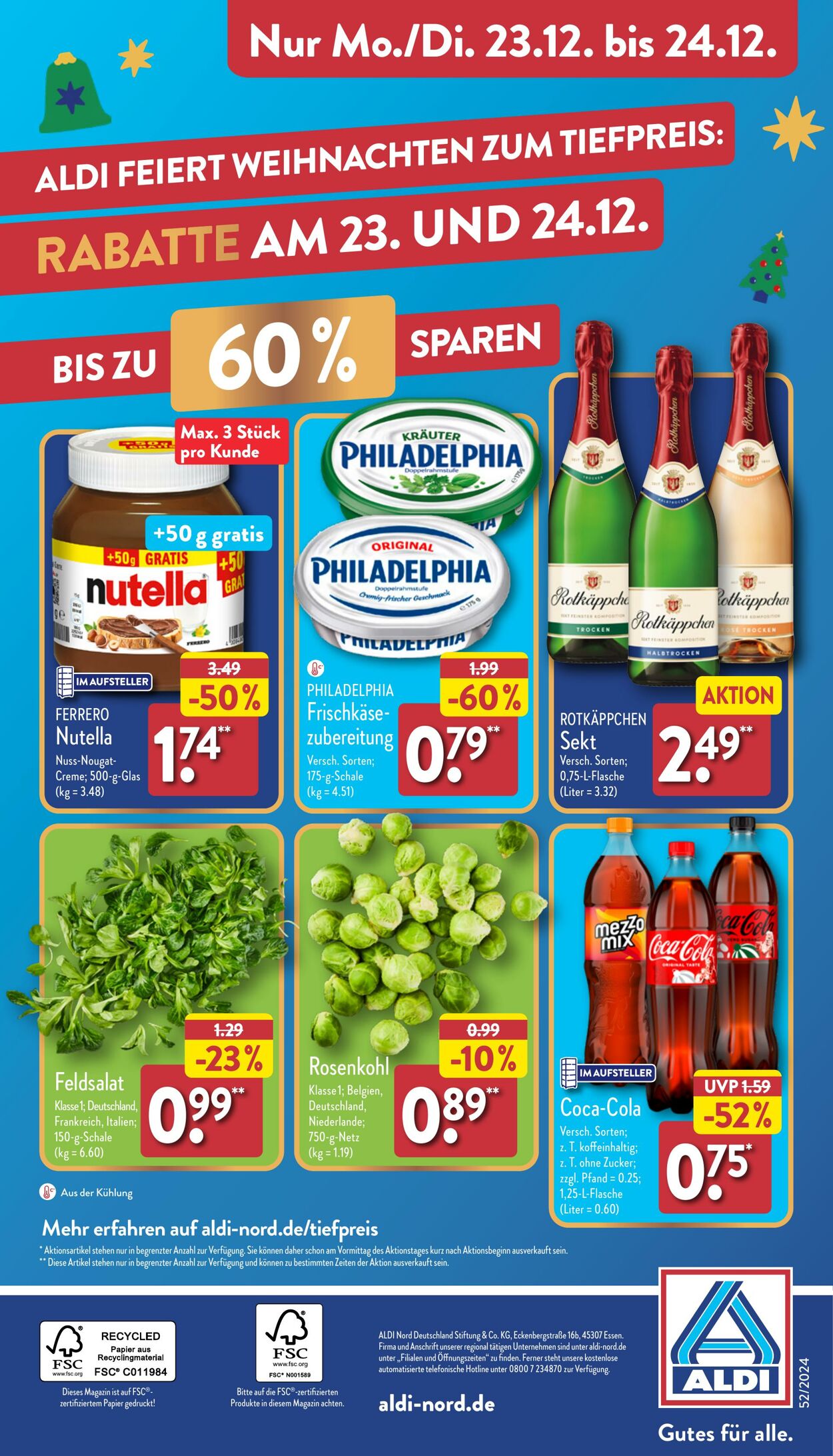 Prospekt Aldi-Nord 16.12.2024 - 21.12.2024