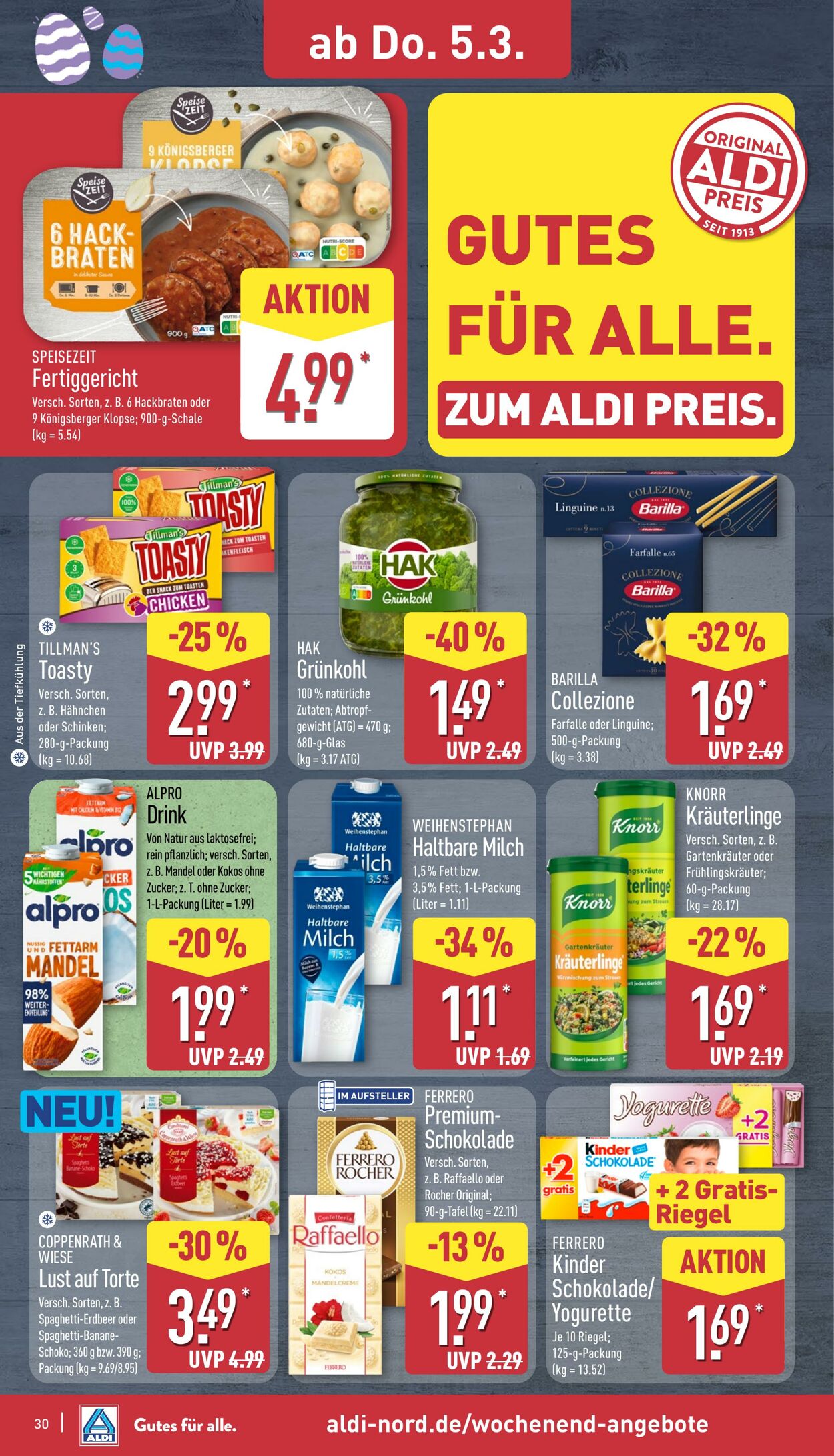 Prospekt Aldi-Nord 23.02.2026 - 28.02.2026