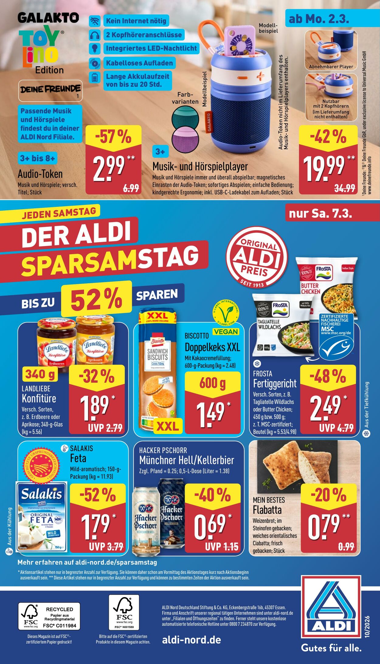 Prospekt Aldi-Nord 23.02.2026 - 28.02.2026