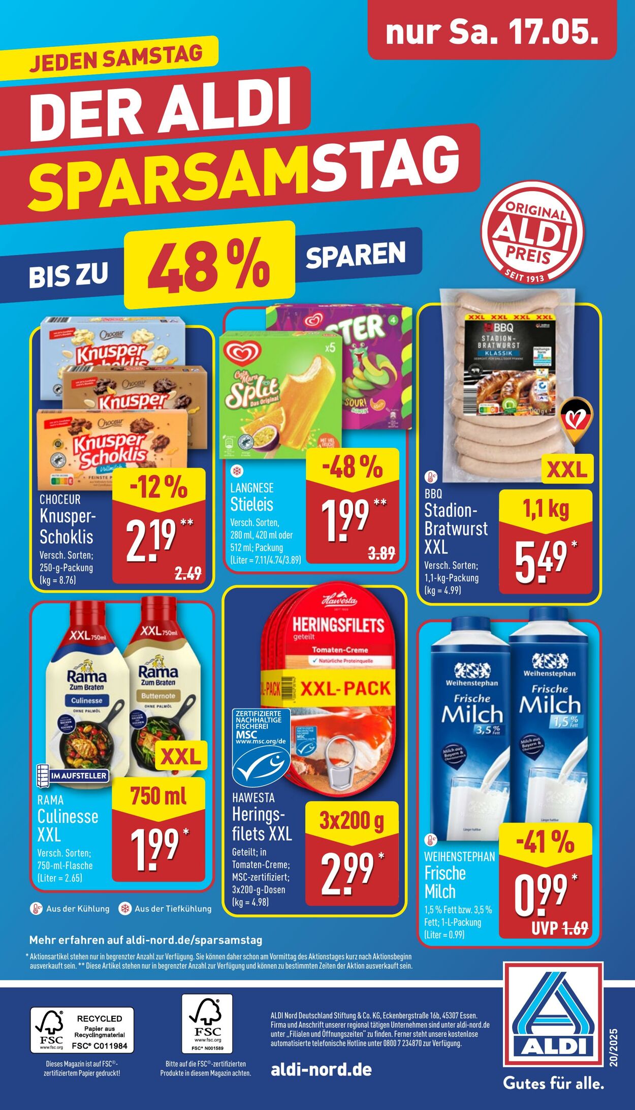 Prospekt Aldi-Nord 05.05.2025 - 10.05.2025