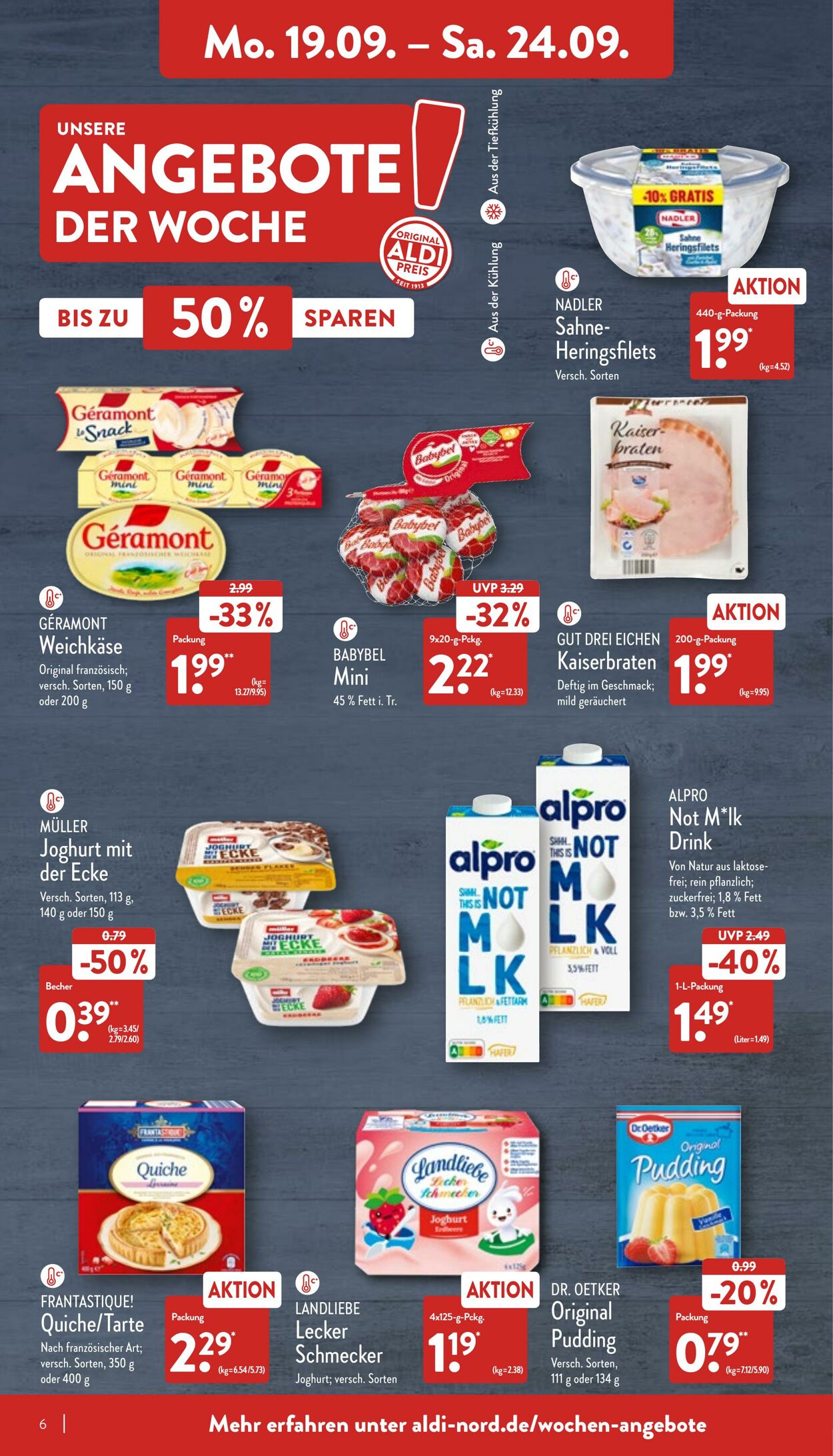 Prospekt Aldi-Nord 19.09.2022 - 24.09.2022