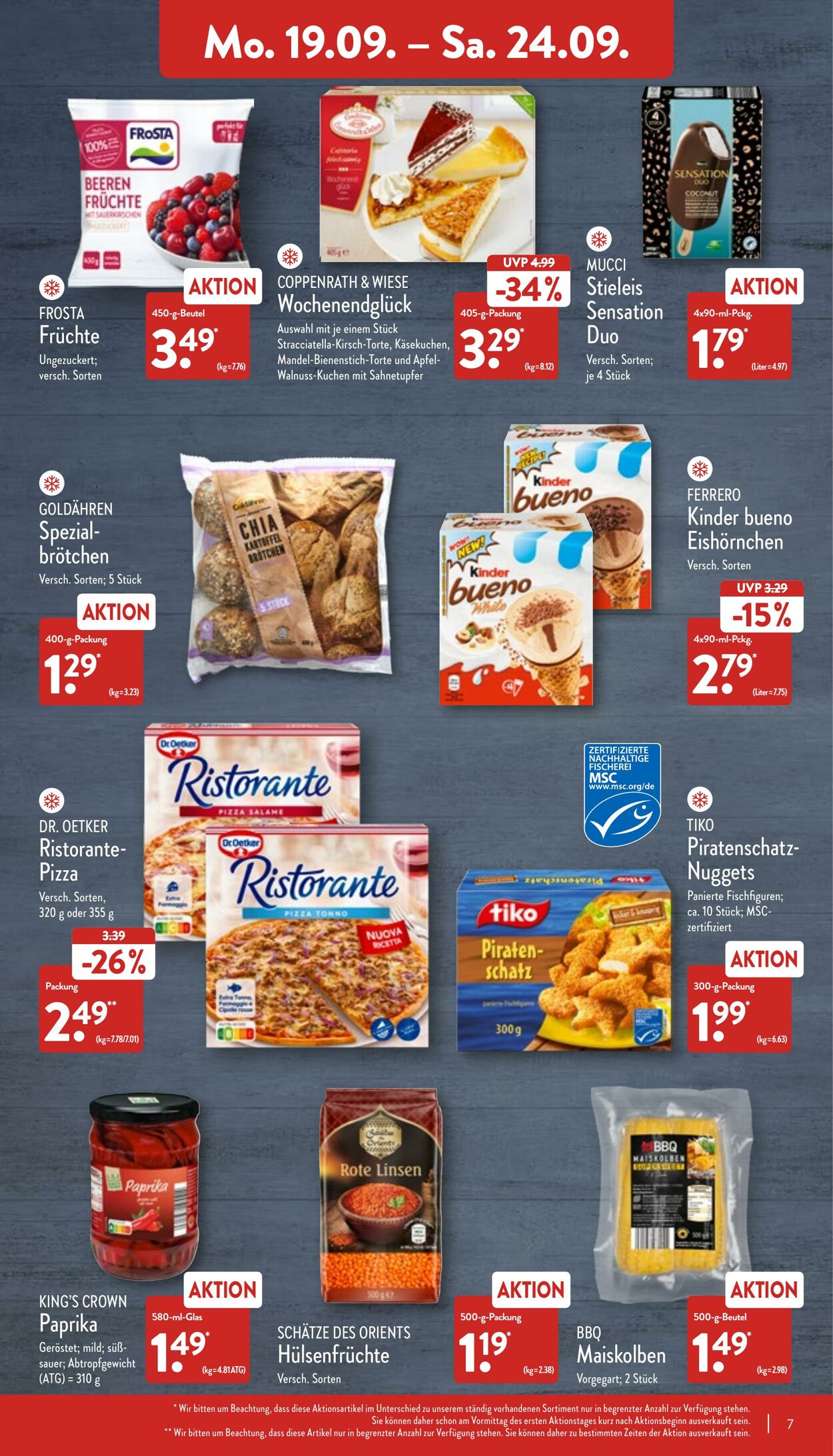 Prospekt Aldi-Nord 19.09.2022 - 24.09.2022