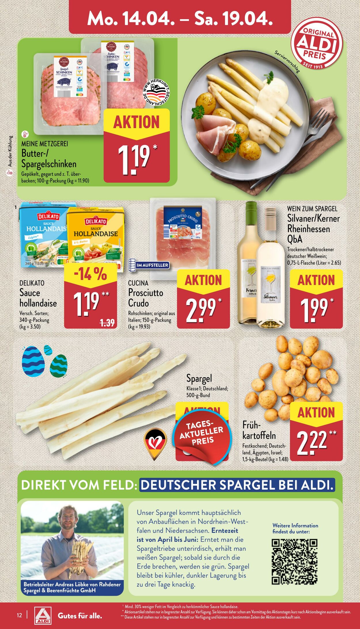 Prospekt Aldi-Nord 07.04.2025 - 12.04.2025