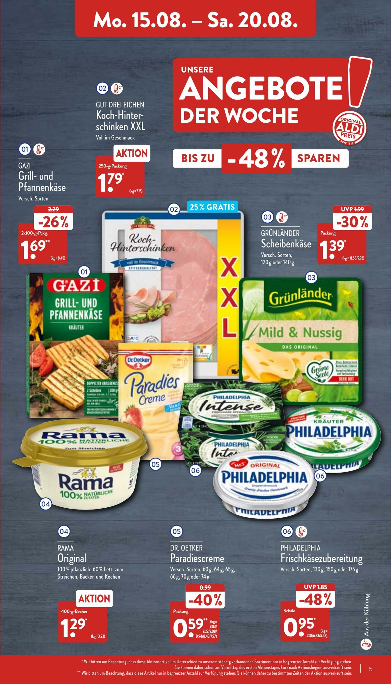 Prospekt Aldi-Nord 15.08.2022 - 20.08.2022