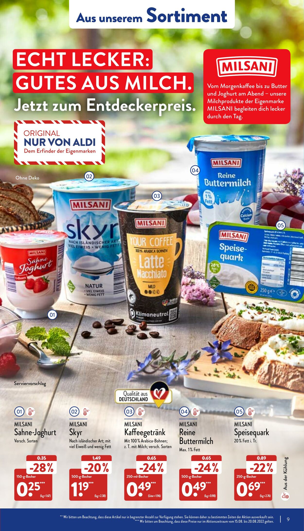 Prospekt Aldi-Nord 15.08.2022 - 20.08.2022