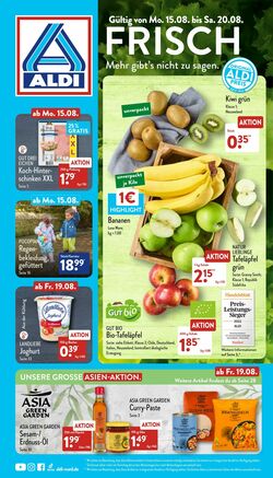 Prospekt Aldi-Nord 15.08.2022 - 20.08.2022