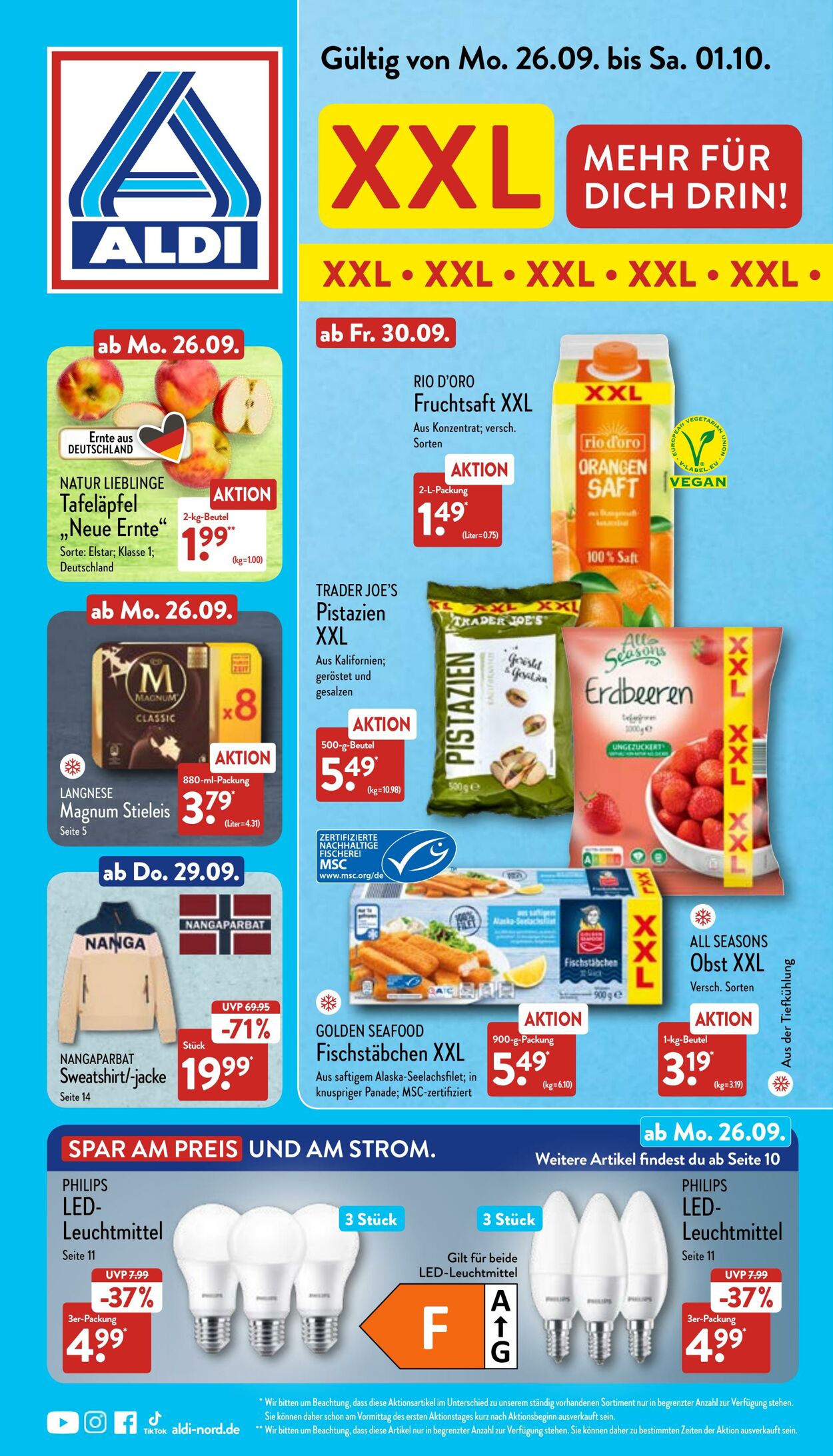 Prospekt Aldi-Nord 26.09.2022 - 01.10.2022