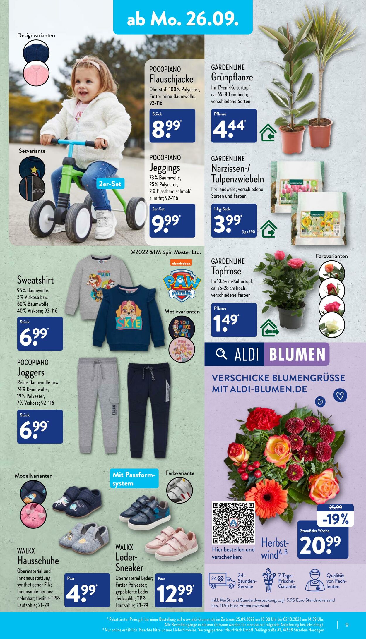 Prospekt Aldi-Nord 26.09.2022 - 01.10.2022