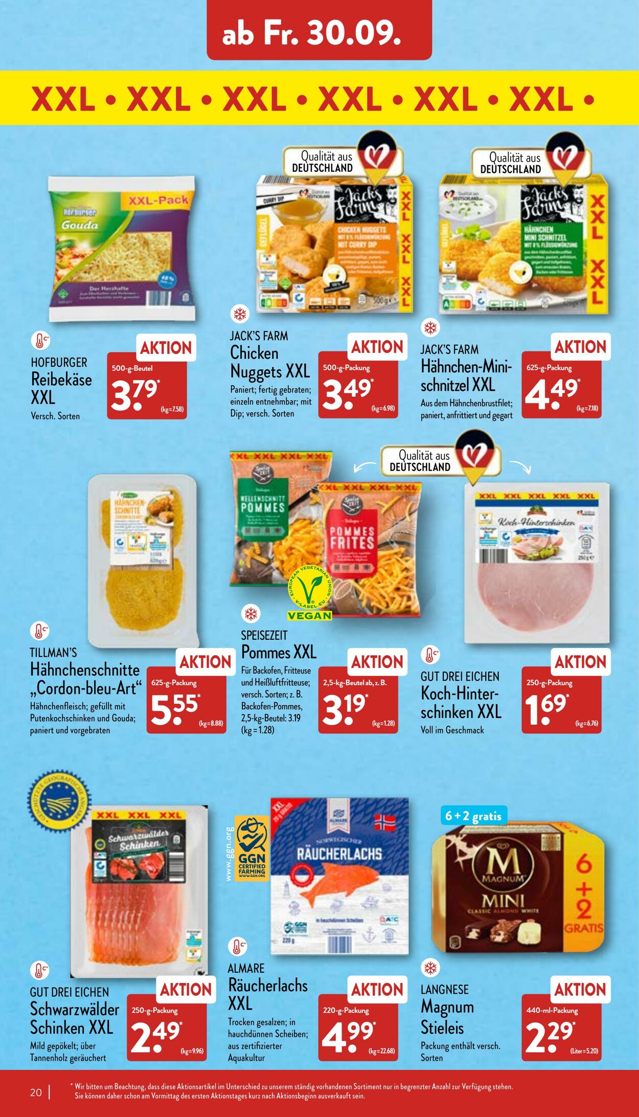 Prospekt Aldi-Nord 26.09.2022 - 01.10.2022