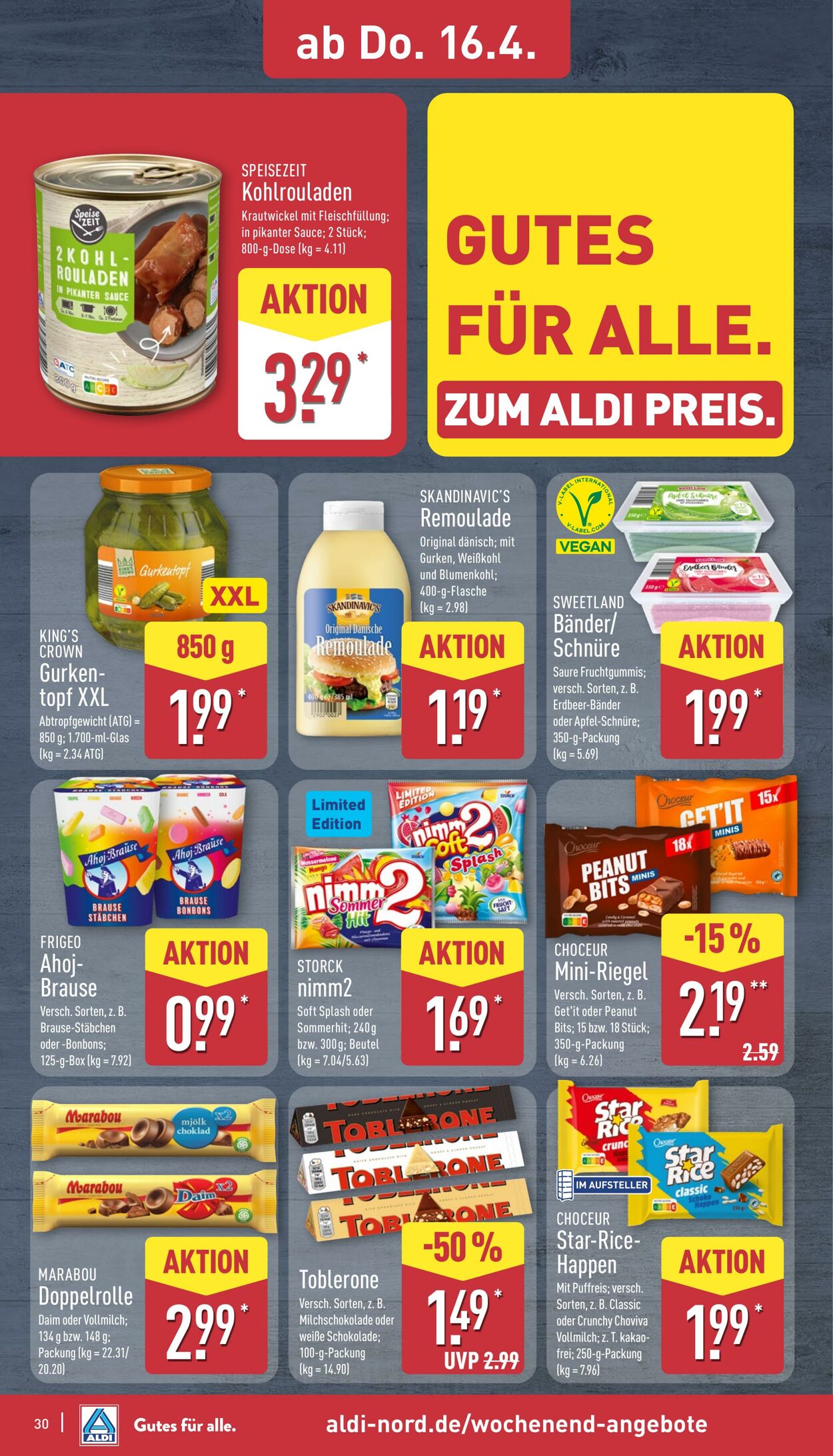 Prospekt Aldi-Nord 13.04.2026 - 18.04.2026