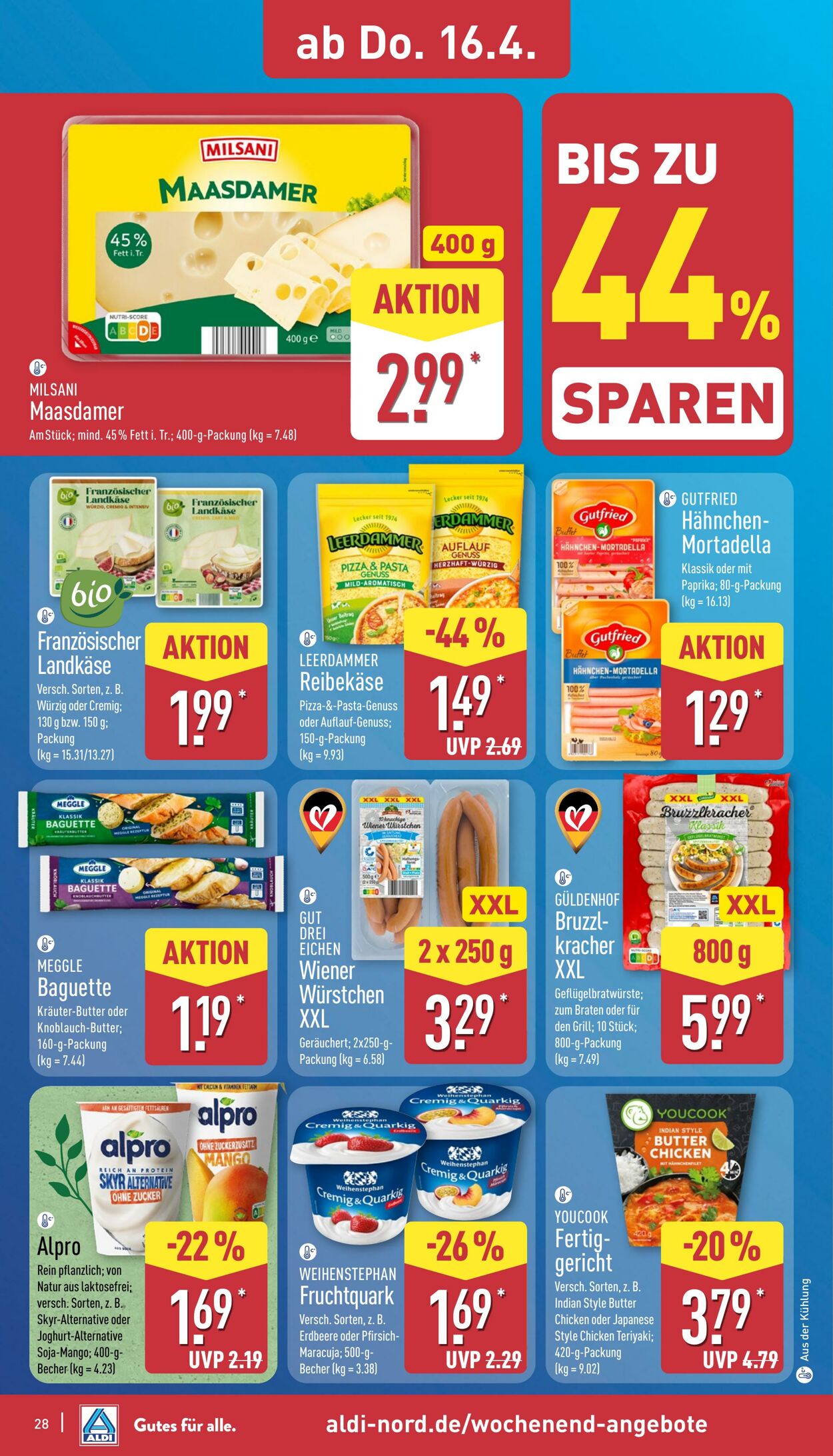 Prospekt Aldi-Nord 13.04.2026 - 18.04.2026