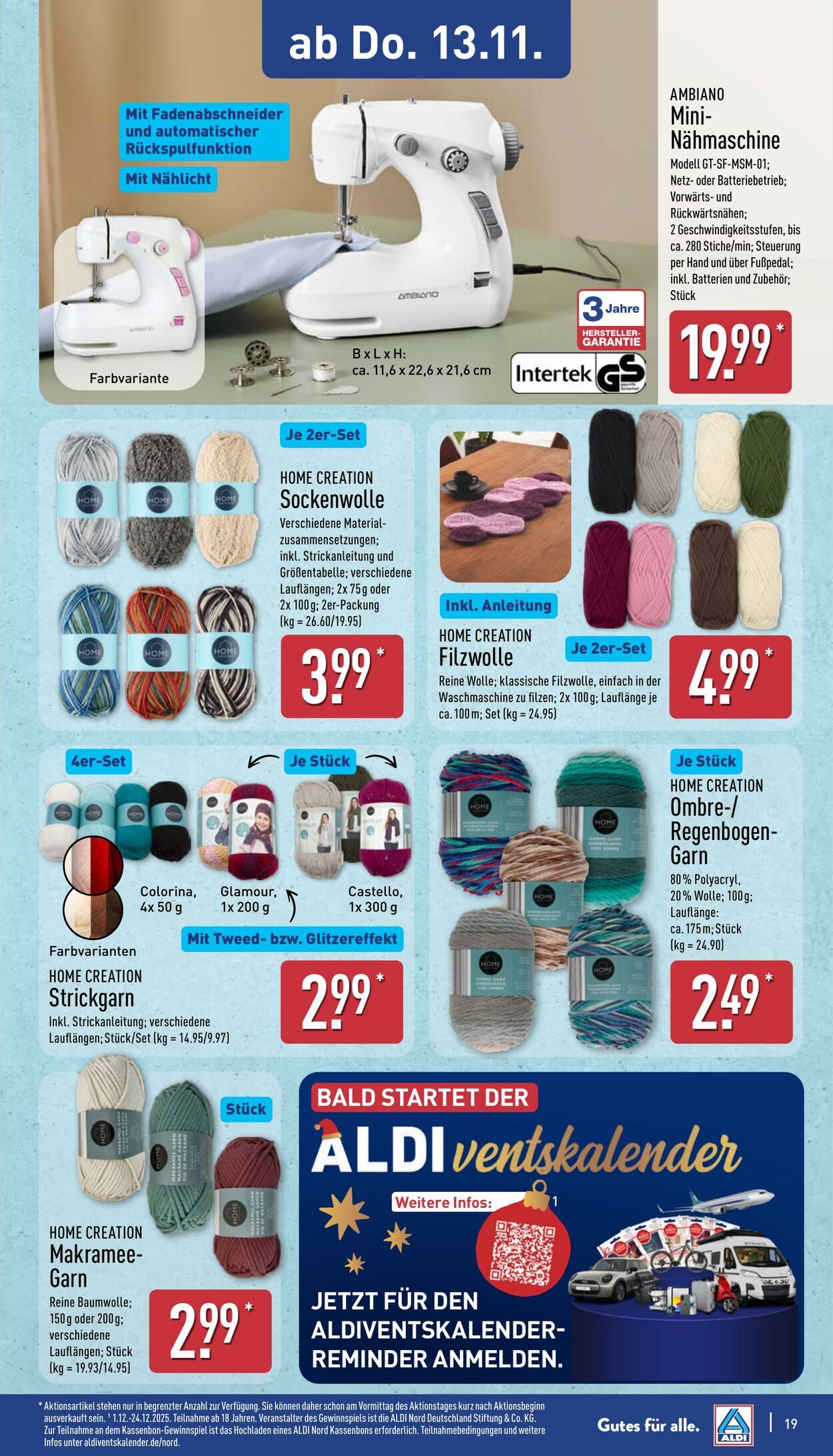 Prospekt Aldi-Nord 03.11.2025 - 08.11.2025