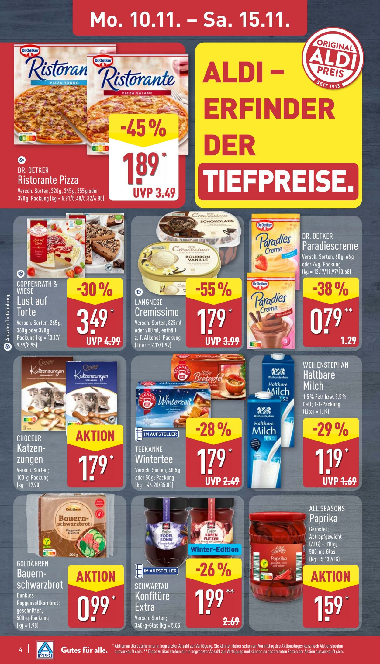 Prospekt Aldi-Nord 03.11.2025 - 08.11.2025