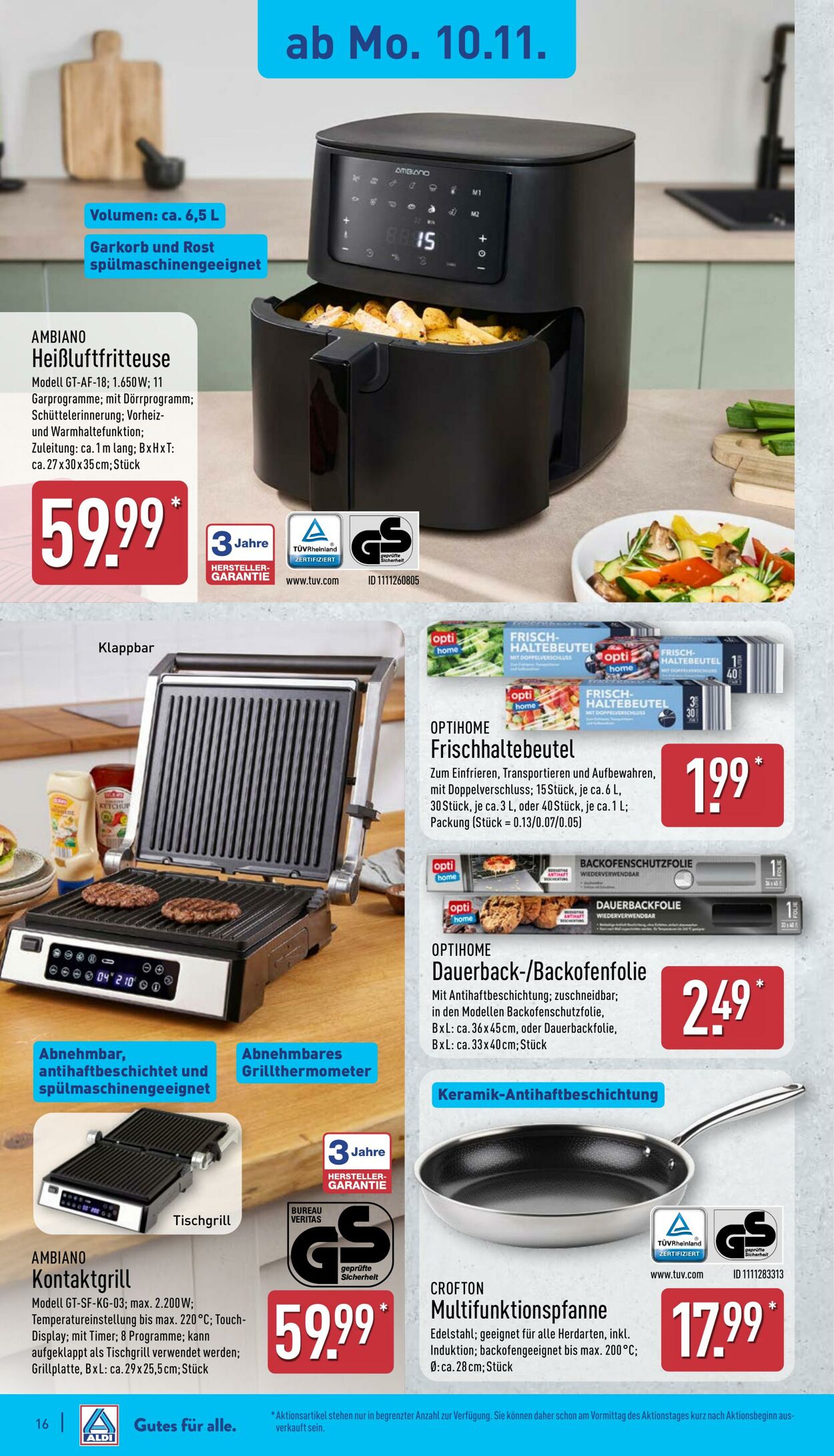Prospekt Aldi-Nord 03.11.2025 - 08.11.2025