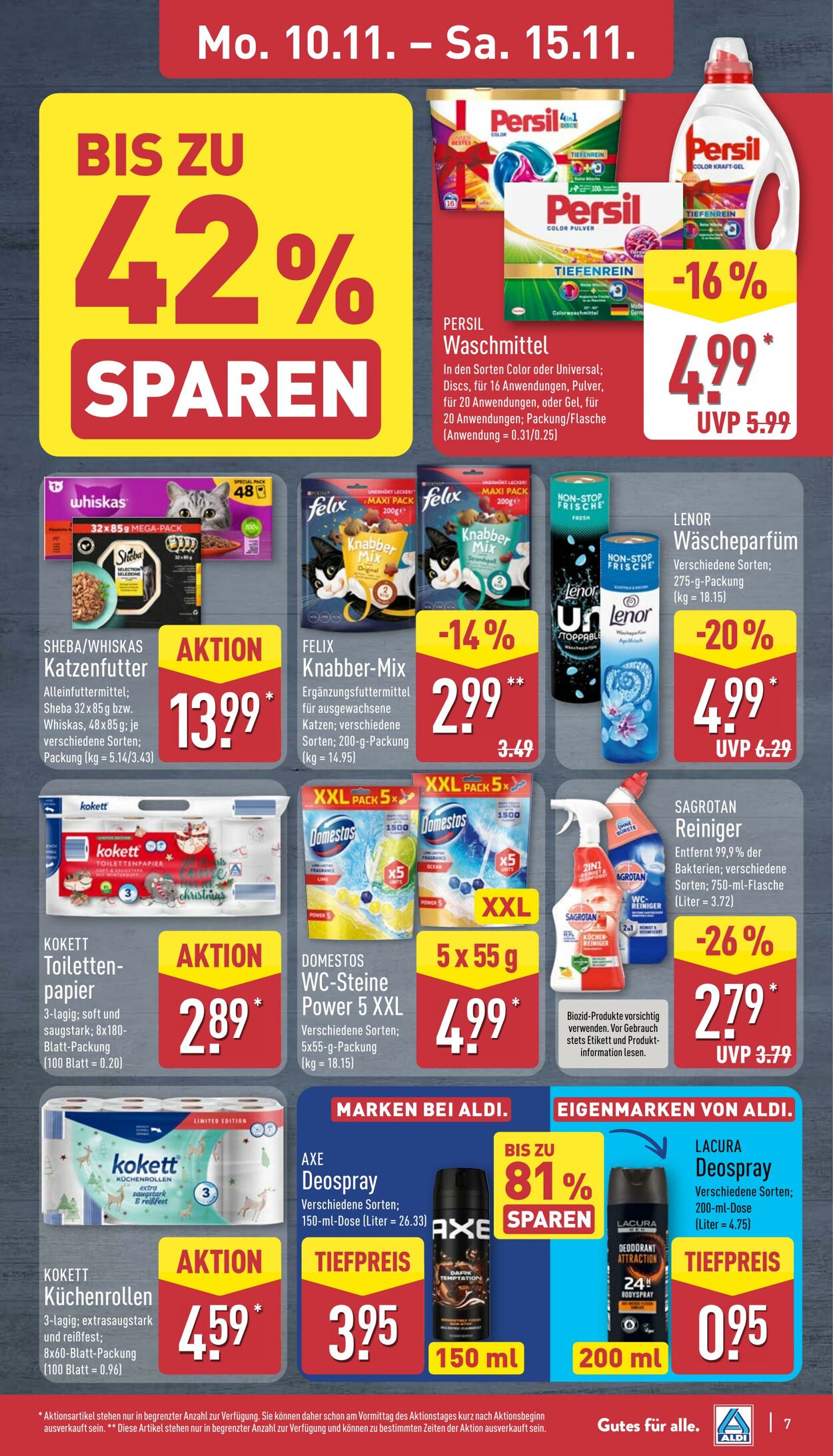 Prospekt Aldi-Nord 03.11.2025 - 08.11.2025