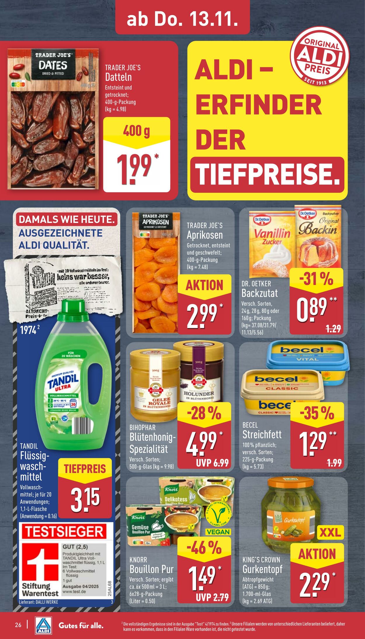 Prospekt Aldi-Nord 03.11.2025 - 08.11.2025