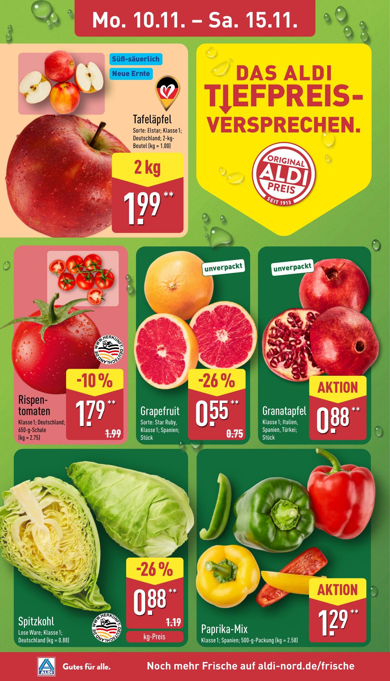 Prospekt Aldi-Nord 03.11.2025 - 08.11.2025
