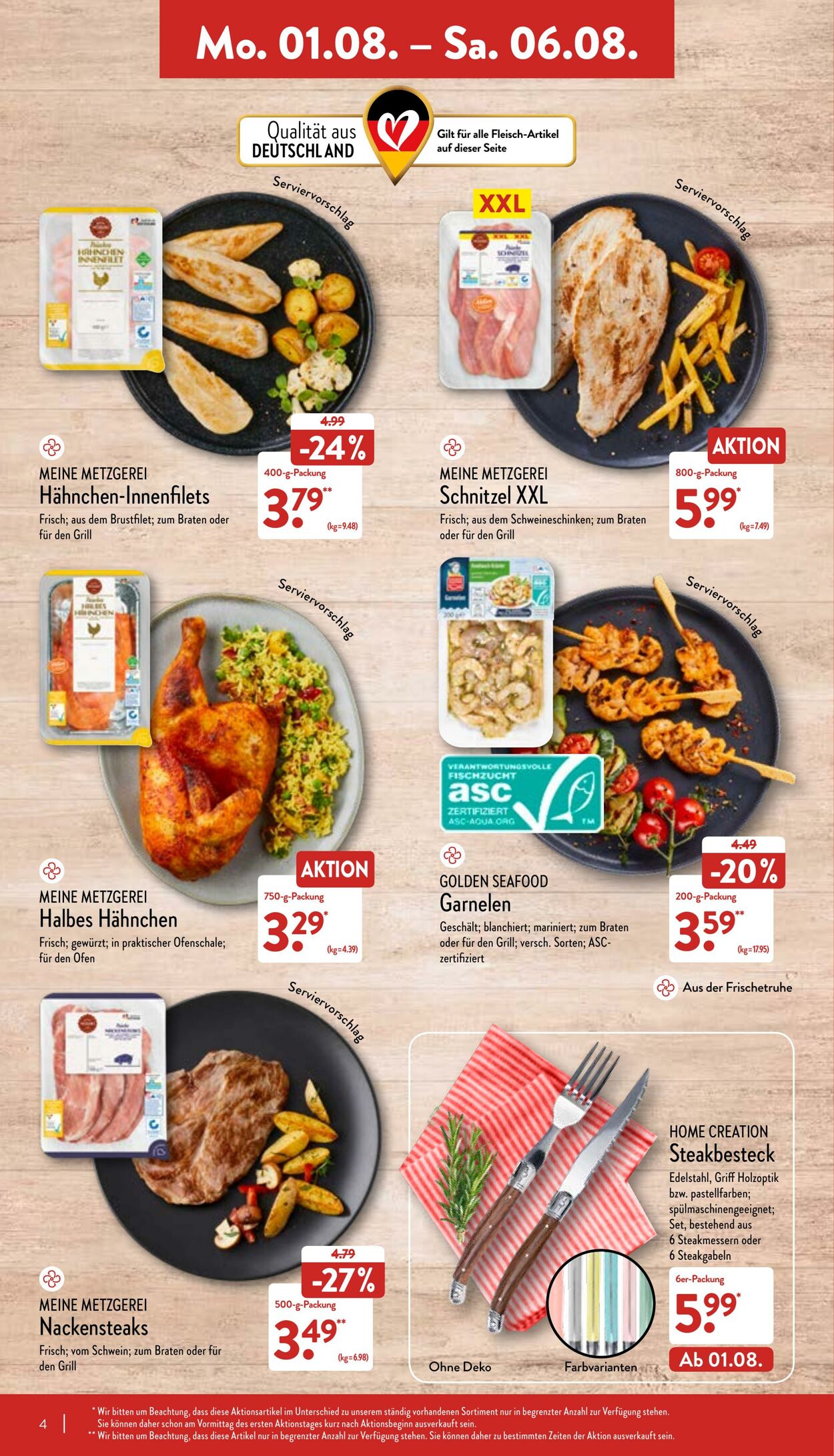 Prospekt Aldi-Nord 01.08.2022 - 06.08.2022