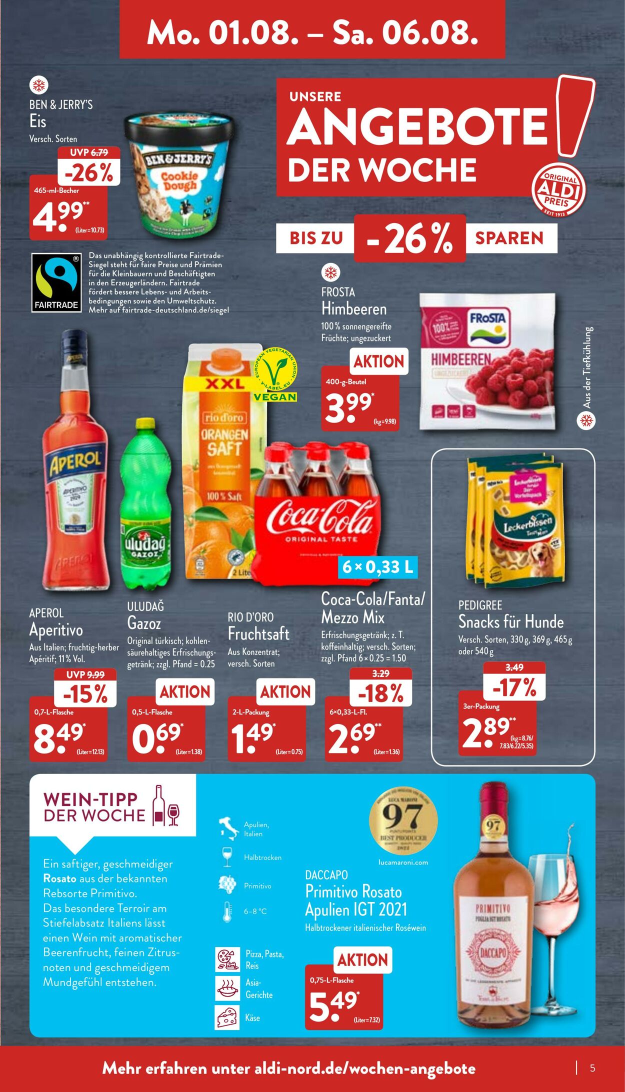 Prospekt Aldi-Nord 01.08.2022 - 06.08.2022