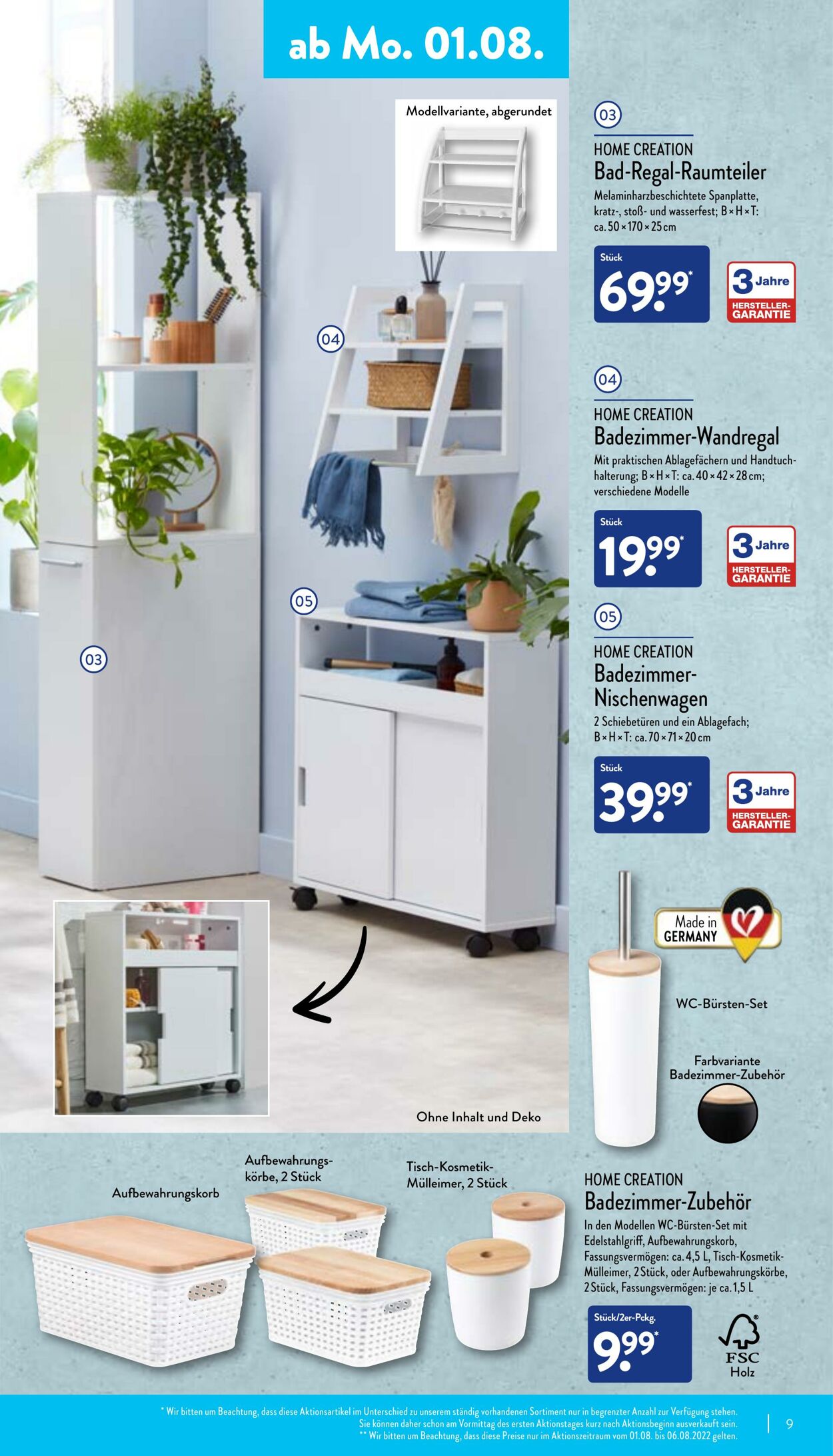 Prospekt Aldi-Nord 01.08.2022 - 06.08.2022